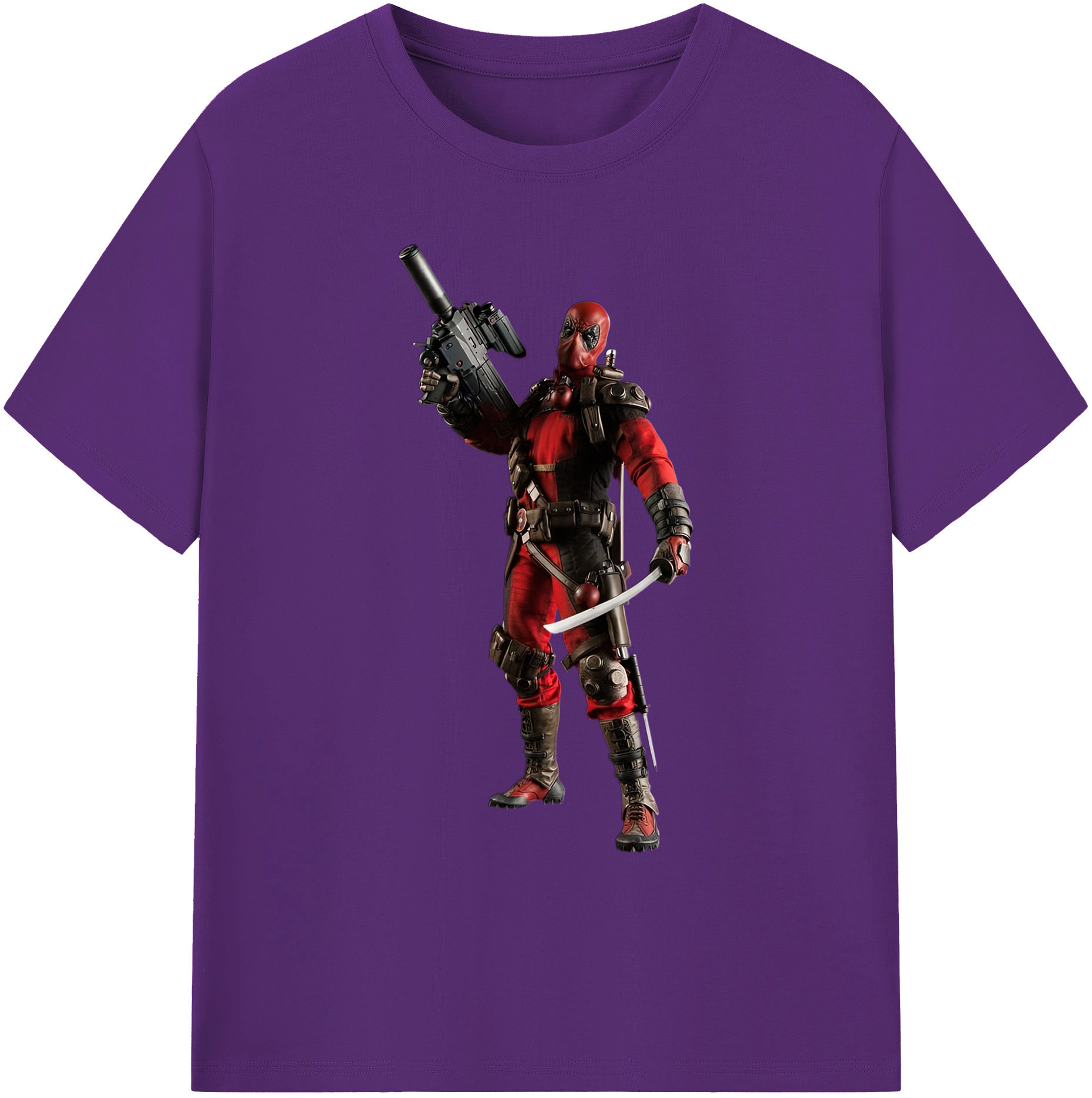 （画像用） Deadpool デッドプール 綿100％ メンズ半袖Tシャツ｜肌触りやわらか＆通気性