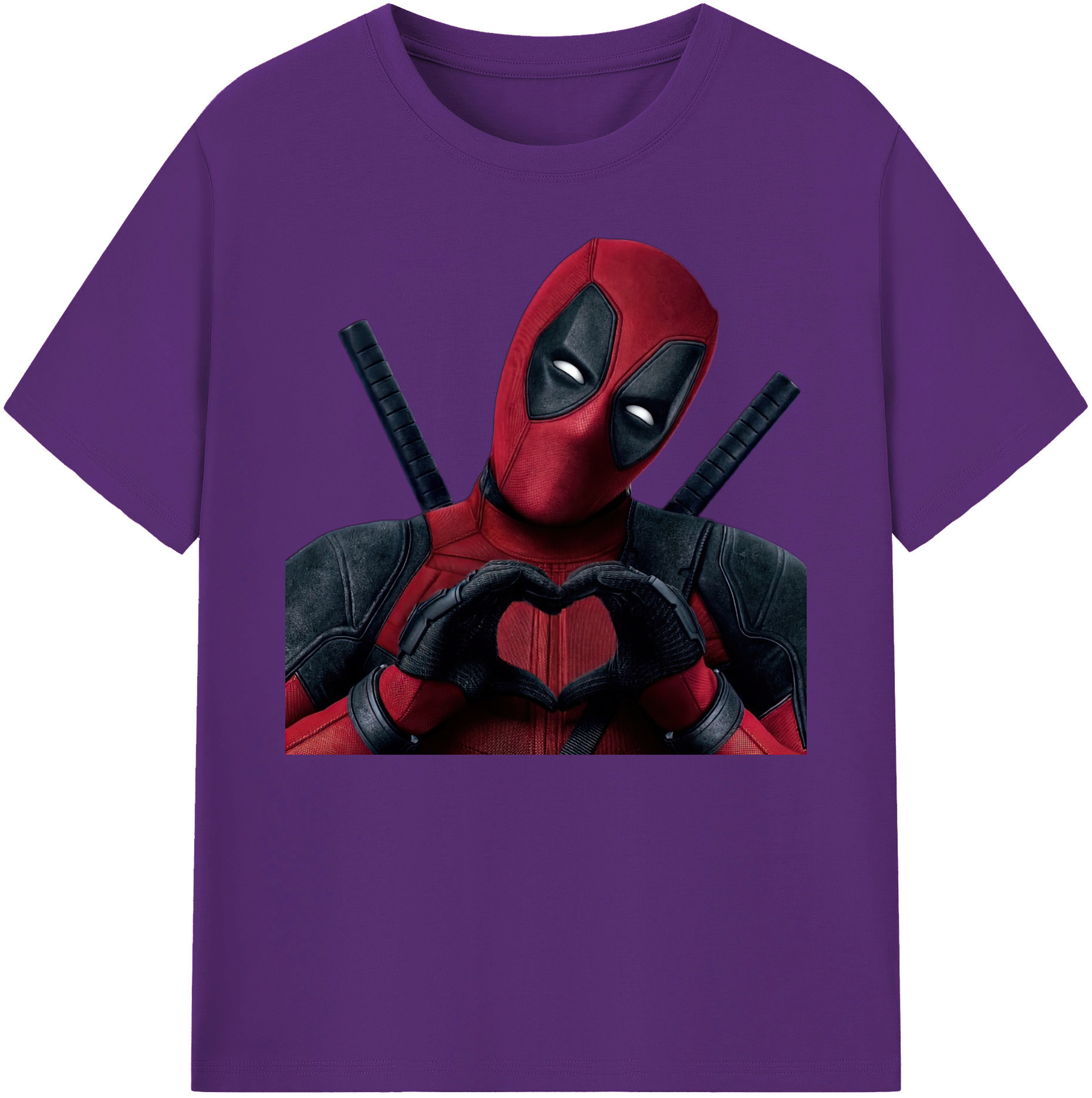 （画像用） Deadpool デッドプール 綿100％ メンズ半袖Tシャツ｜肌触りやわらか＆通気性