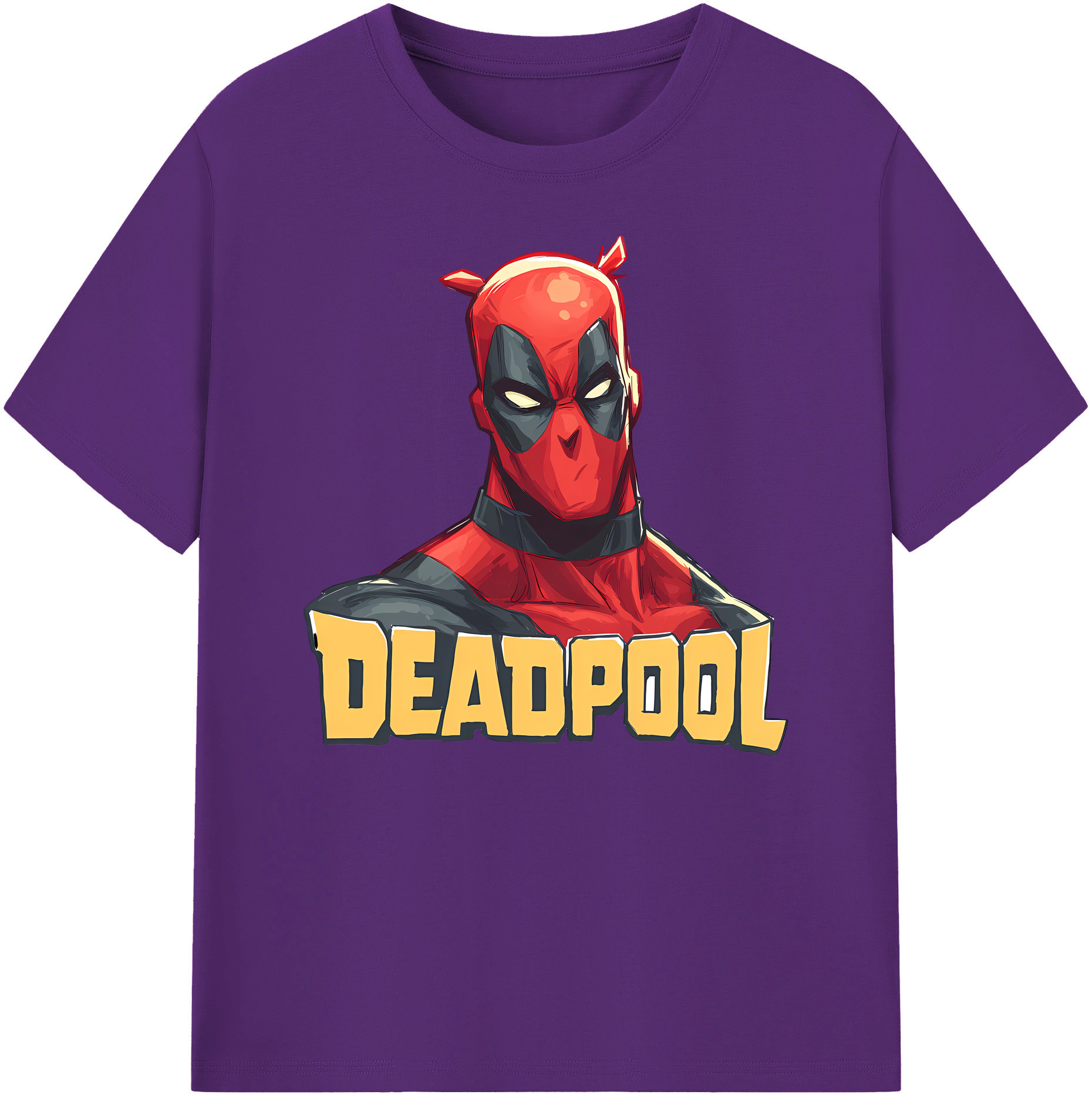 （画像用） Deadpool デッドプール 綿100％ メンズ半袖Tシャツ｜肌触りやわらか＆通気性