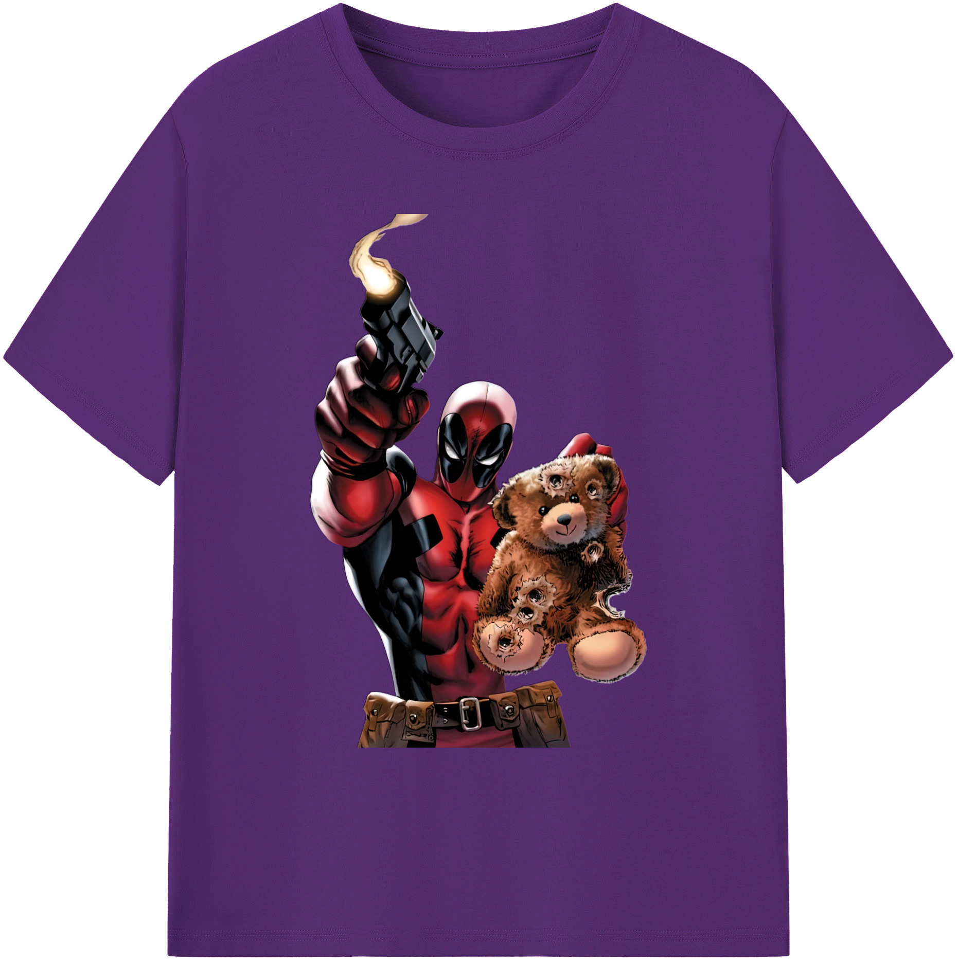 （画像用） Deadpool デッドプール 綿100％ メンズ半袖Tシャツ｜肌触りやわらか＆通気性