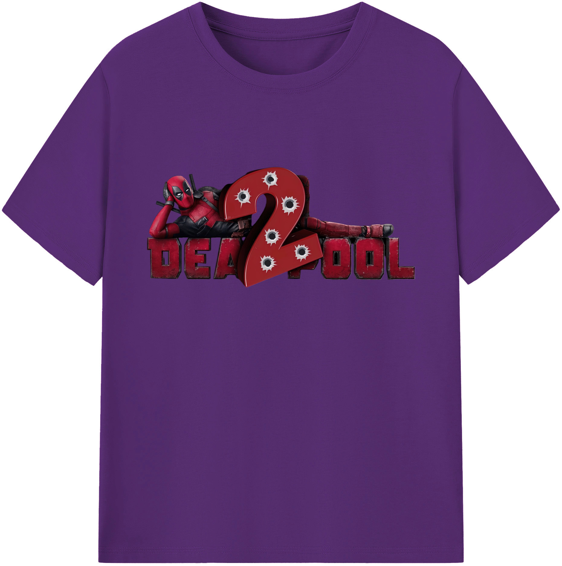 （画像用） Deadpool デッドプール 綿100％ メンズ半袖Tシャツ｜肌触りやわらか＆通気性