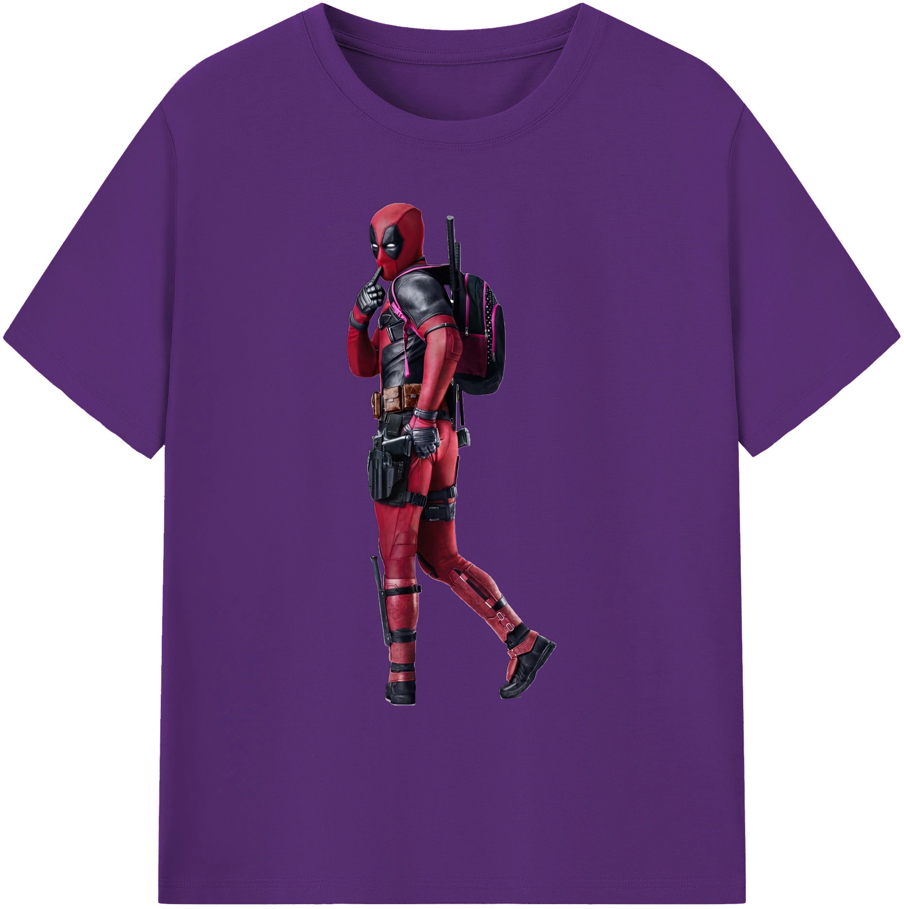 （画像用） Deadpool デッドプール 綿100％ メンズ半袖Tシャツ｜肌触りやわらか＆通気性