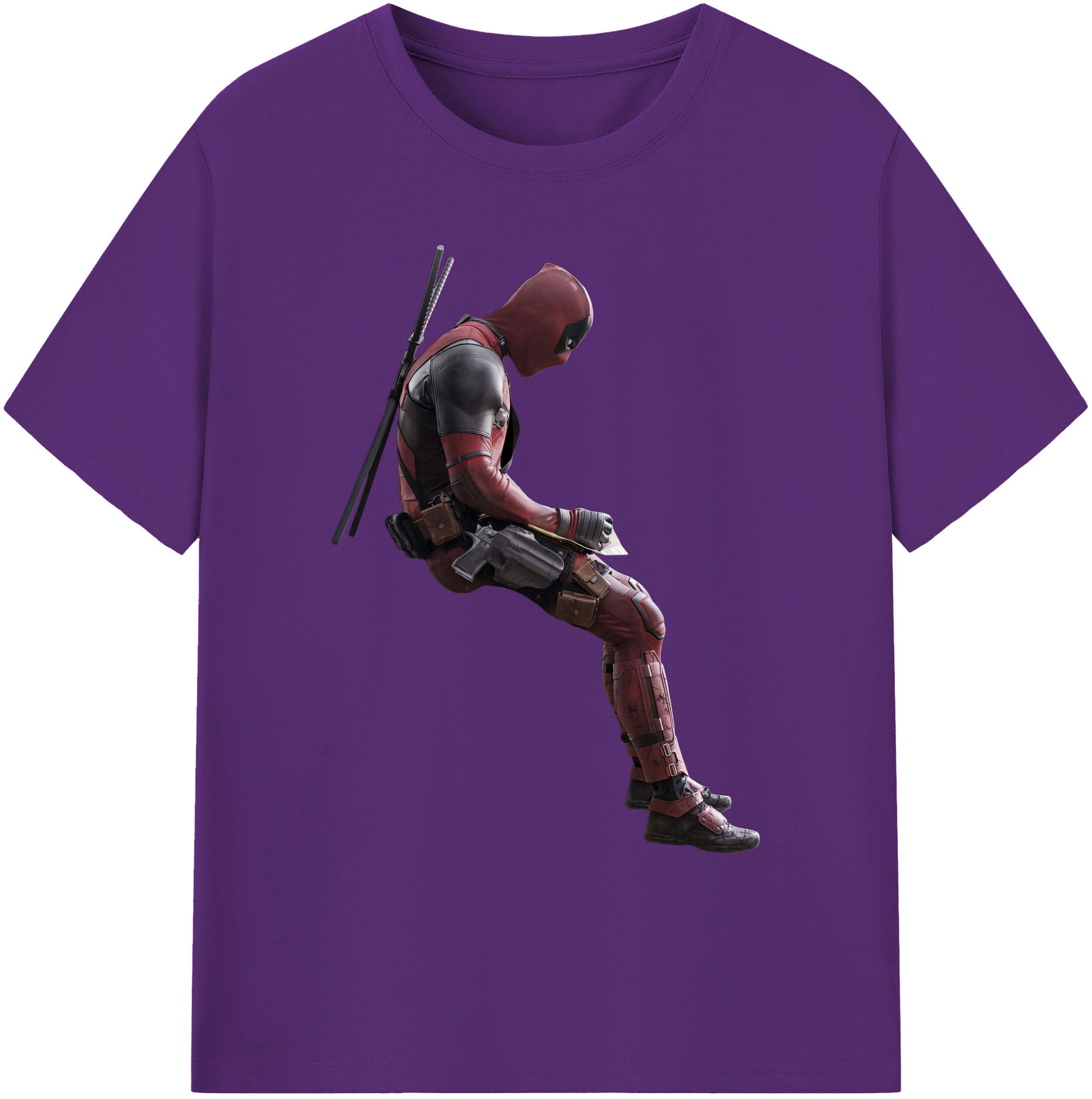 （画像用） Deadpool デッドプール 綿100％ メンズ半袖Tシャツ｜肌触りやわらか＆通気性