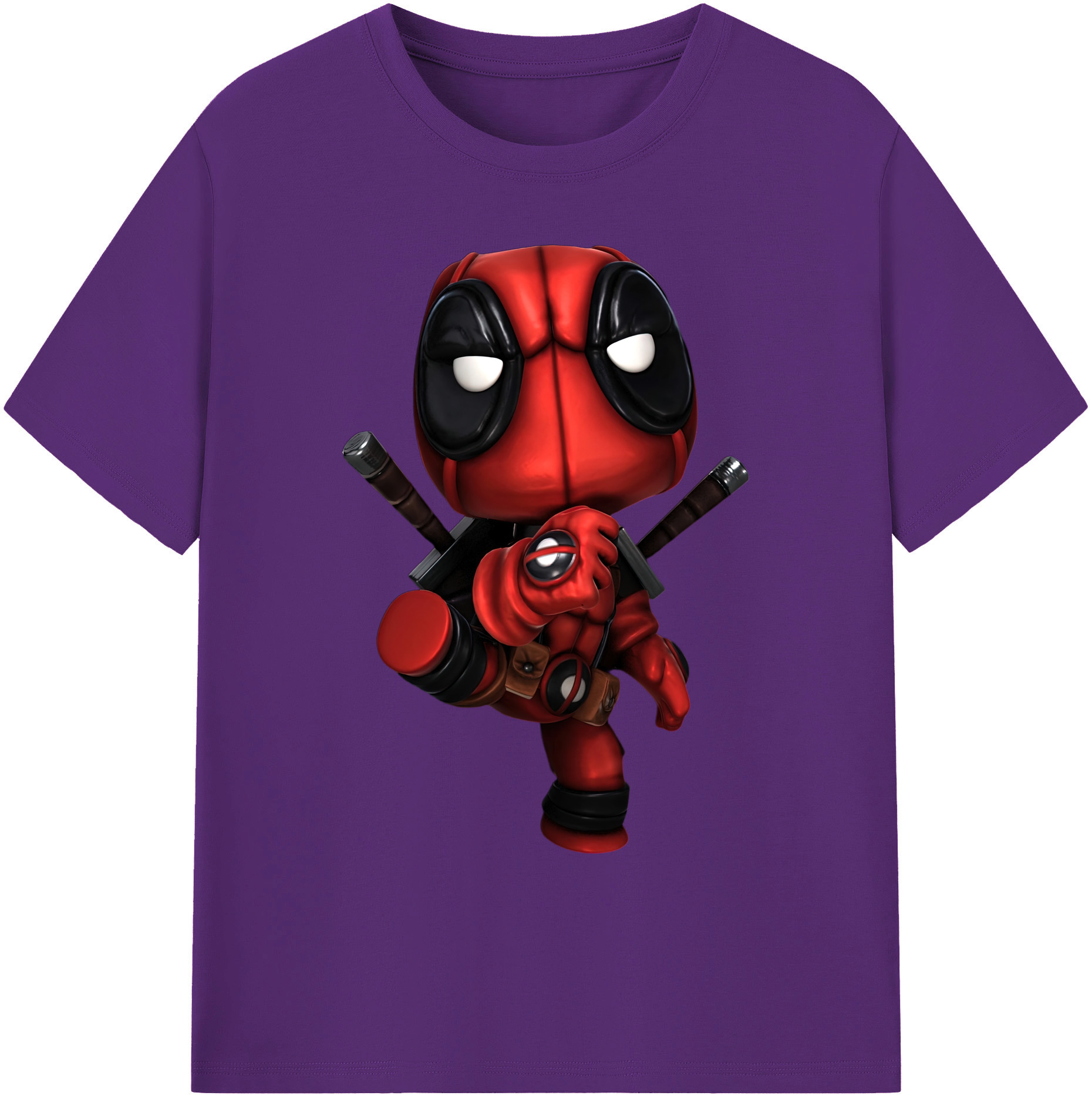 （画像用） Deadpool デッドプール 綿100％ メンズ半袖Tシャツ｜肌触りやわらか＆通気性