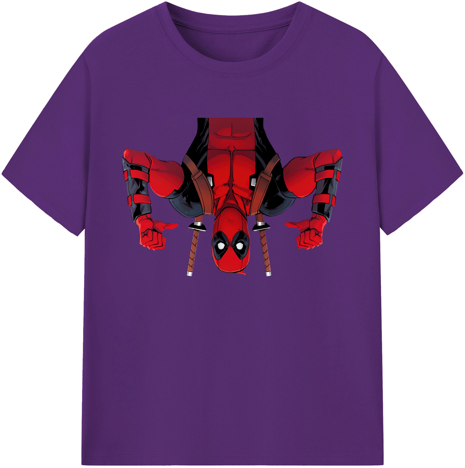 （画像用） Deadpool デッドプール 綿100％ メンズ半袖Tシャツ｜肌触りやわらか＆通気性