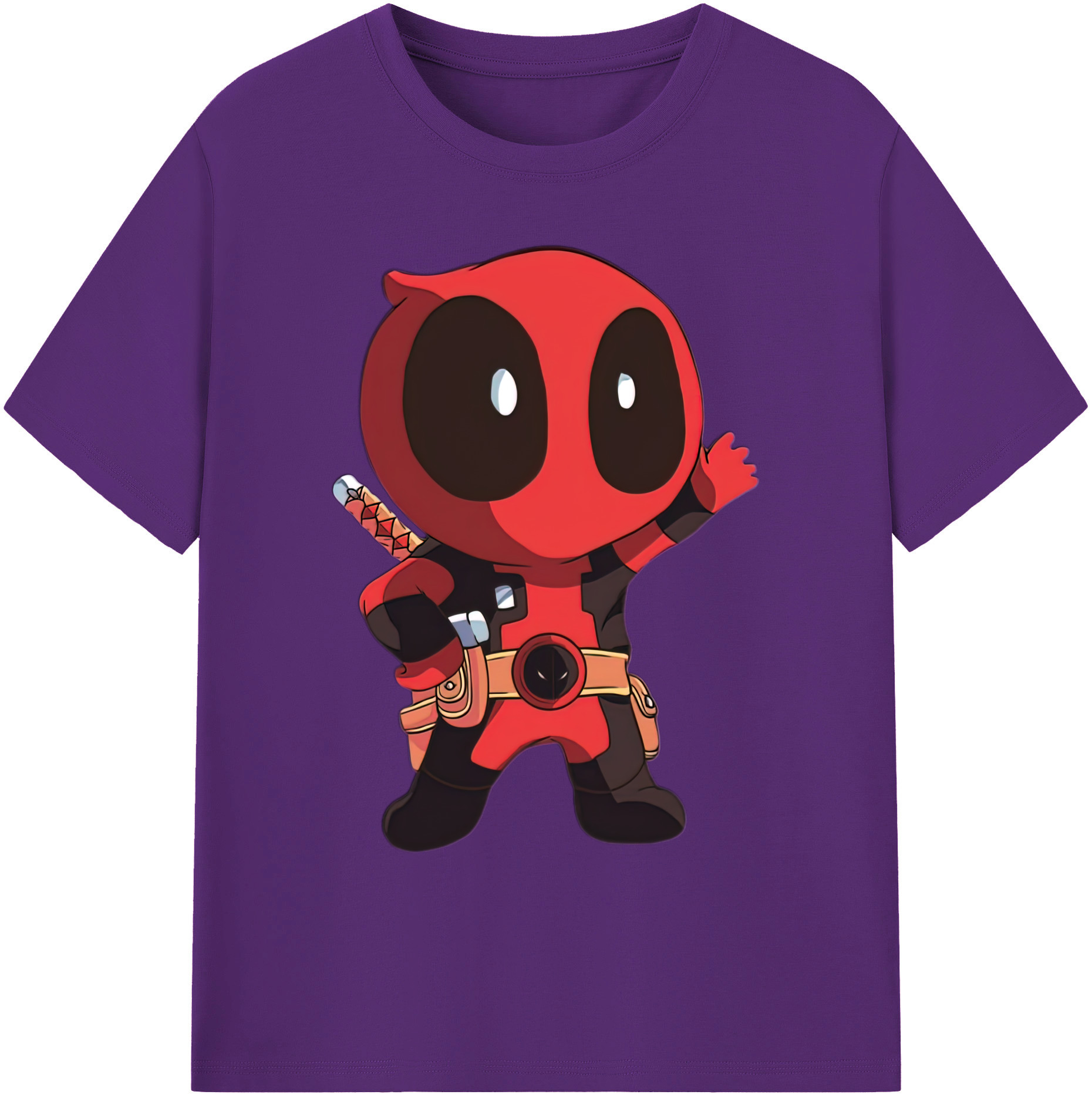 （画像用） Deadpool デッドプール 綿100％ メンズ半袖Tシャツ｜肌触りやわらか＆通気性
