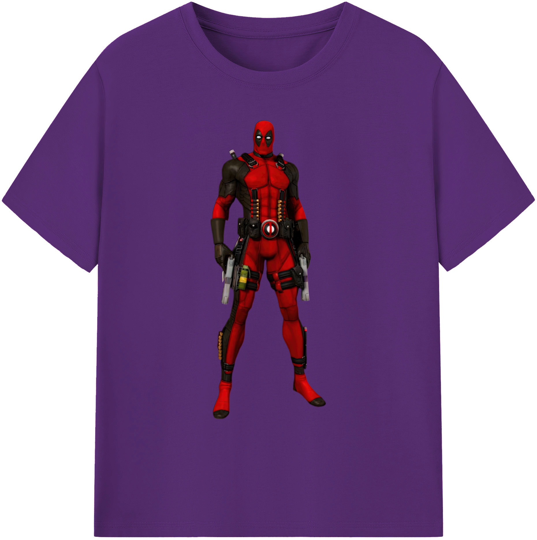 （画像用） Deadpool デッドプール 綿100％ メンズ半袖Tシャツ｜肌触りやわらか＆通気性