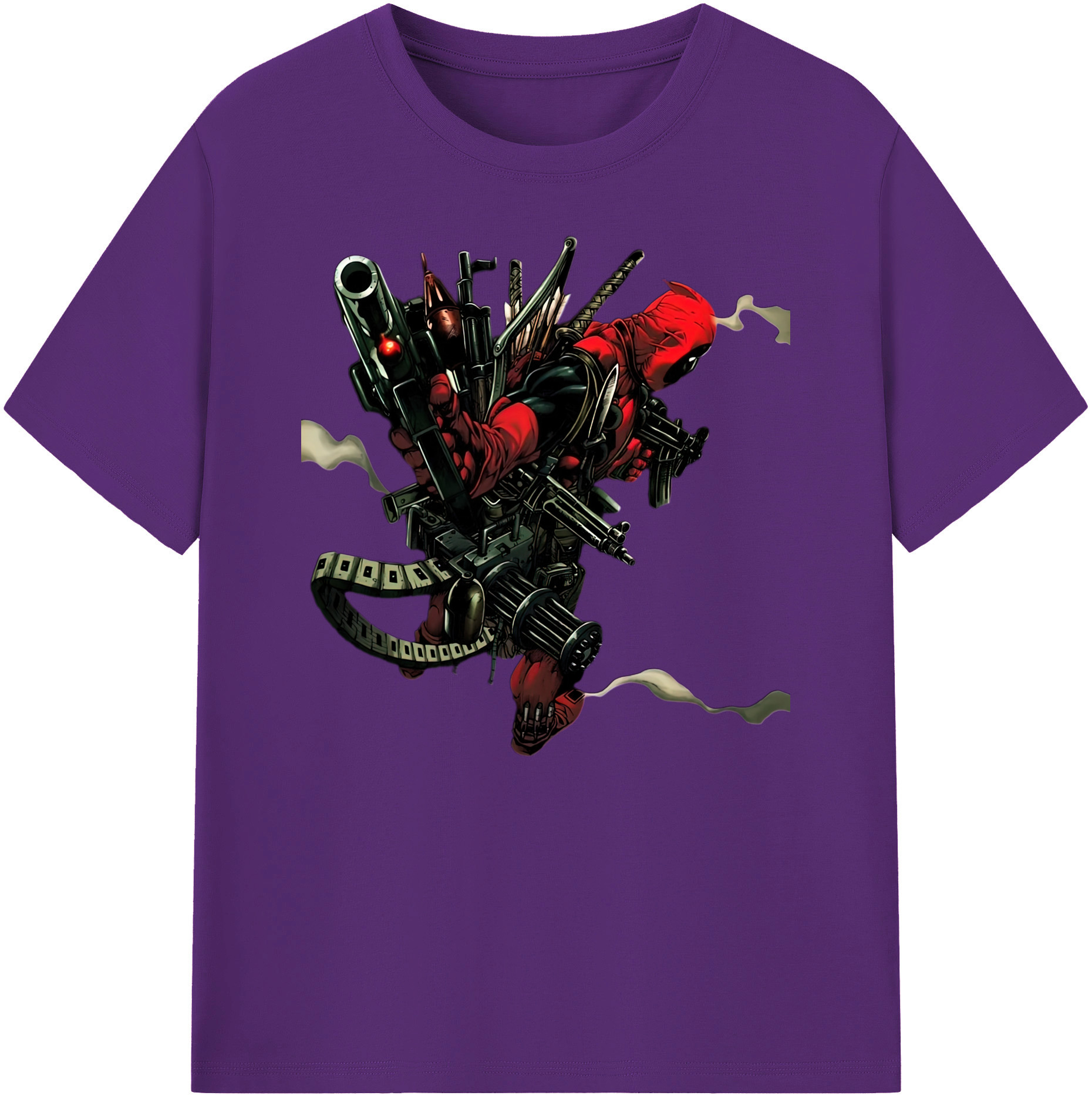 （画像用） Deadpool デッドプール 綿100％ メンズ半袖Tシャツ｜肌触りやわらか＆通気性