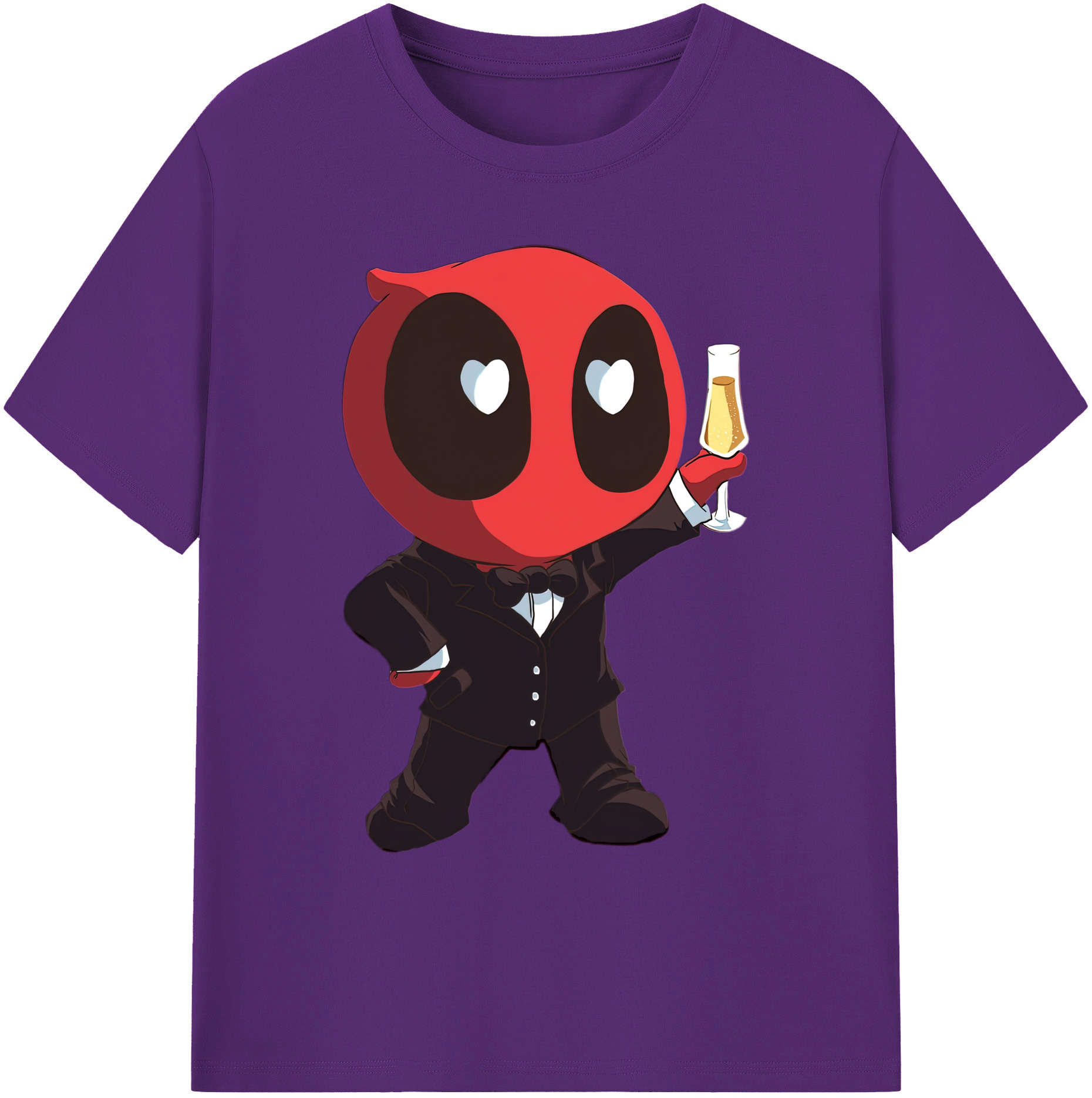 （画像用） Deadpool デッドプール 綿100％ メンズ半袖Tシャツ｜肌触りやわらか＆通気性