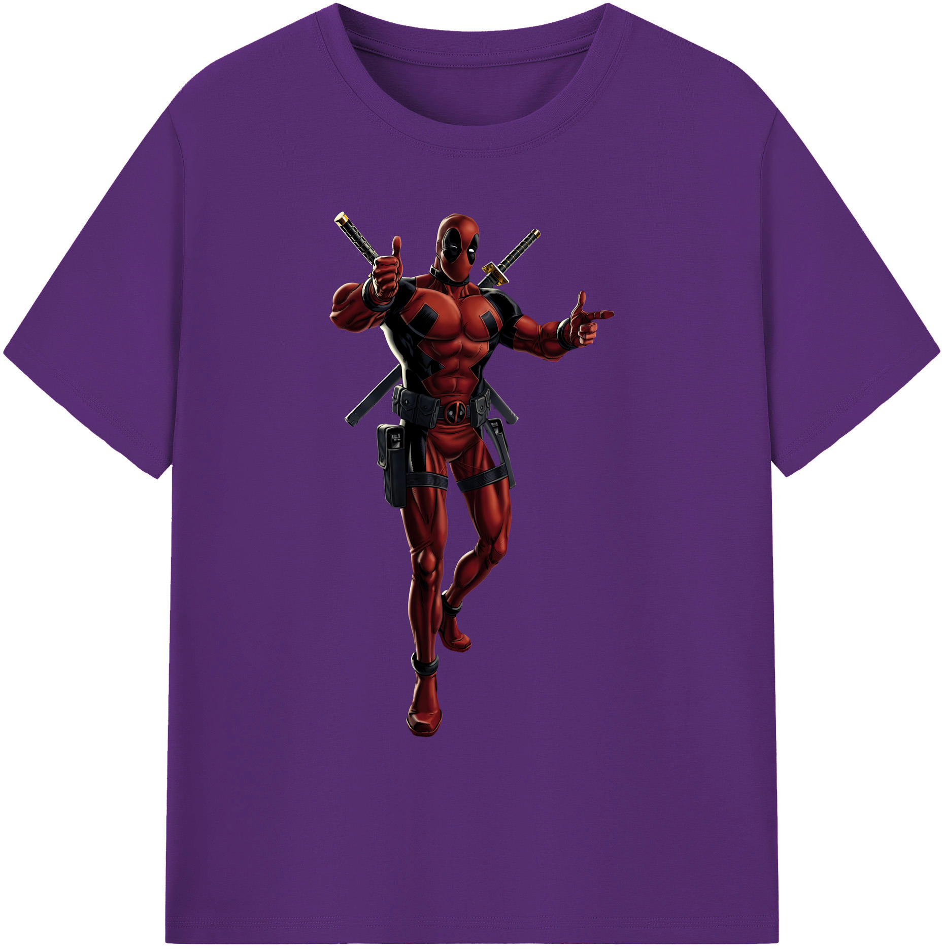 （画像用） Deadpool デッドプール 綿100％ メンズ半袖Tシャツ｜肌触りやわらか＆通気性