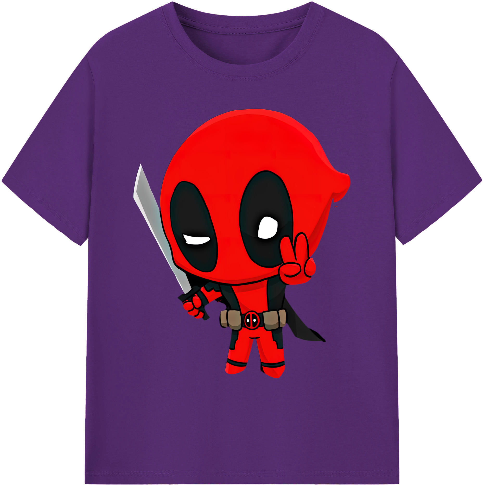 （画像用） Deadpool デッドプール 綿100％ メンズ半袖Tシャツ｜肌触りやわらか＆通気性