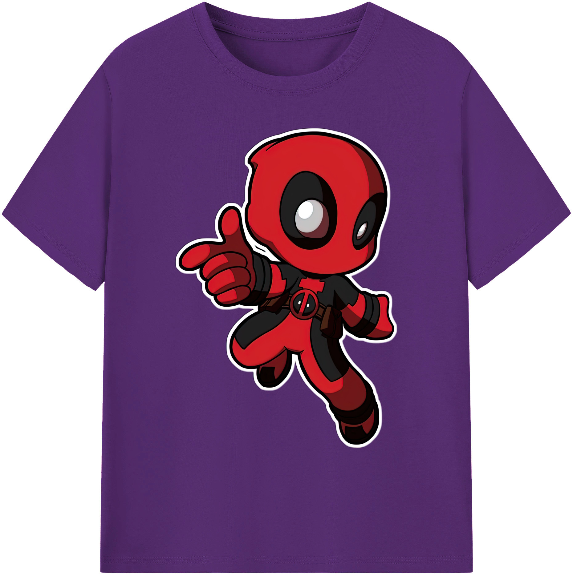 （画像用） Deadpool デッドプール 綿100％ メンズ半袖Tシャツ｜肌触りやわらか＆通気性