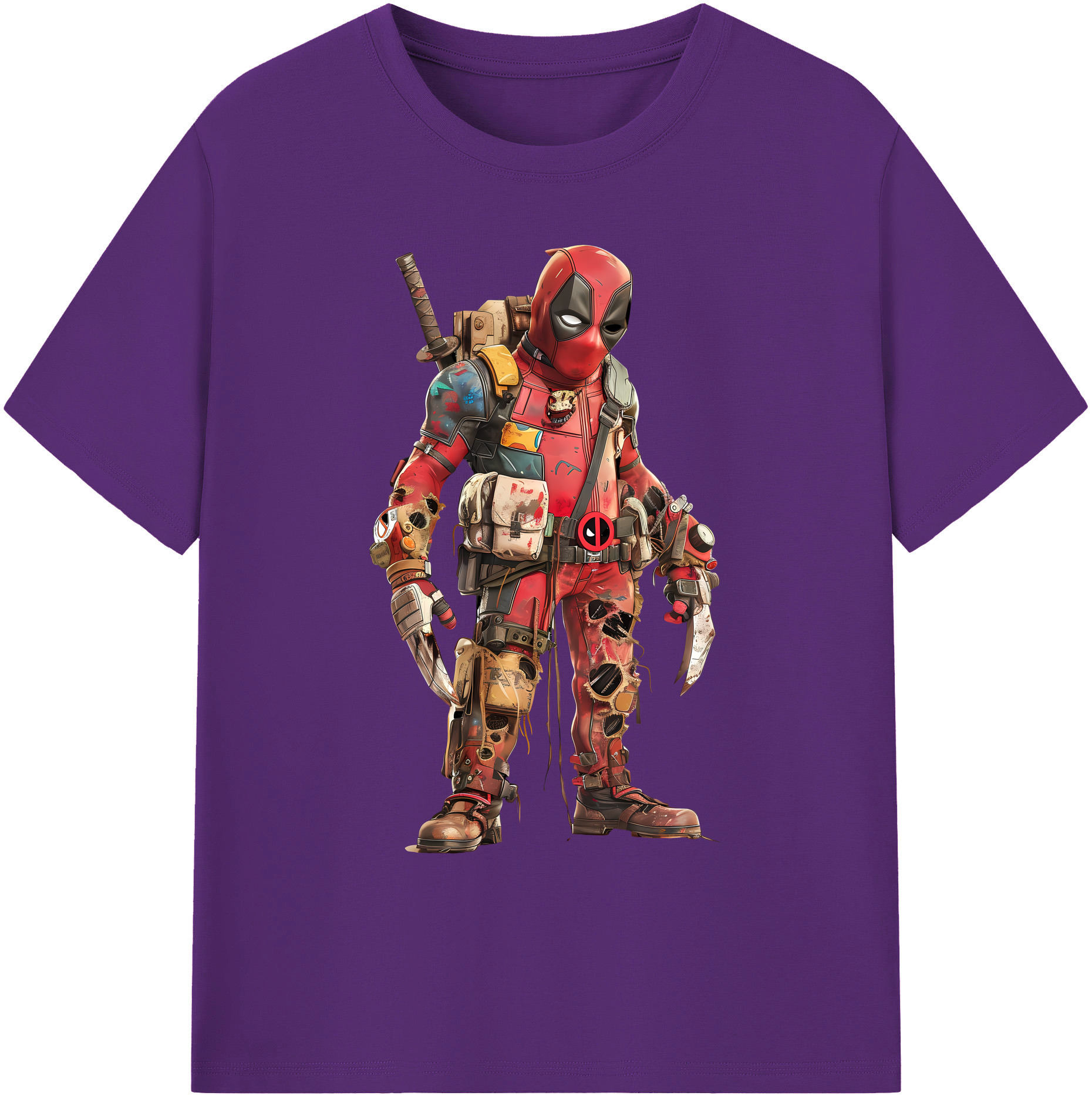 （画像用） Deadpool デッドプール 綿100％ メンズ半袖Tシャツ｜肌触りやわらか＆通気性