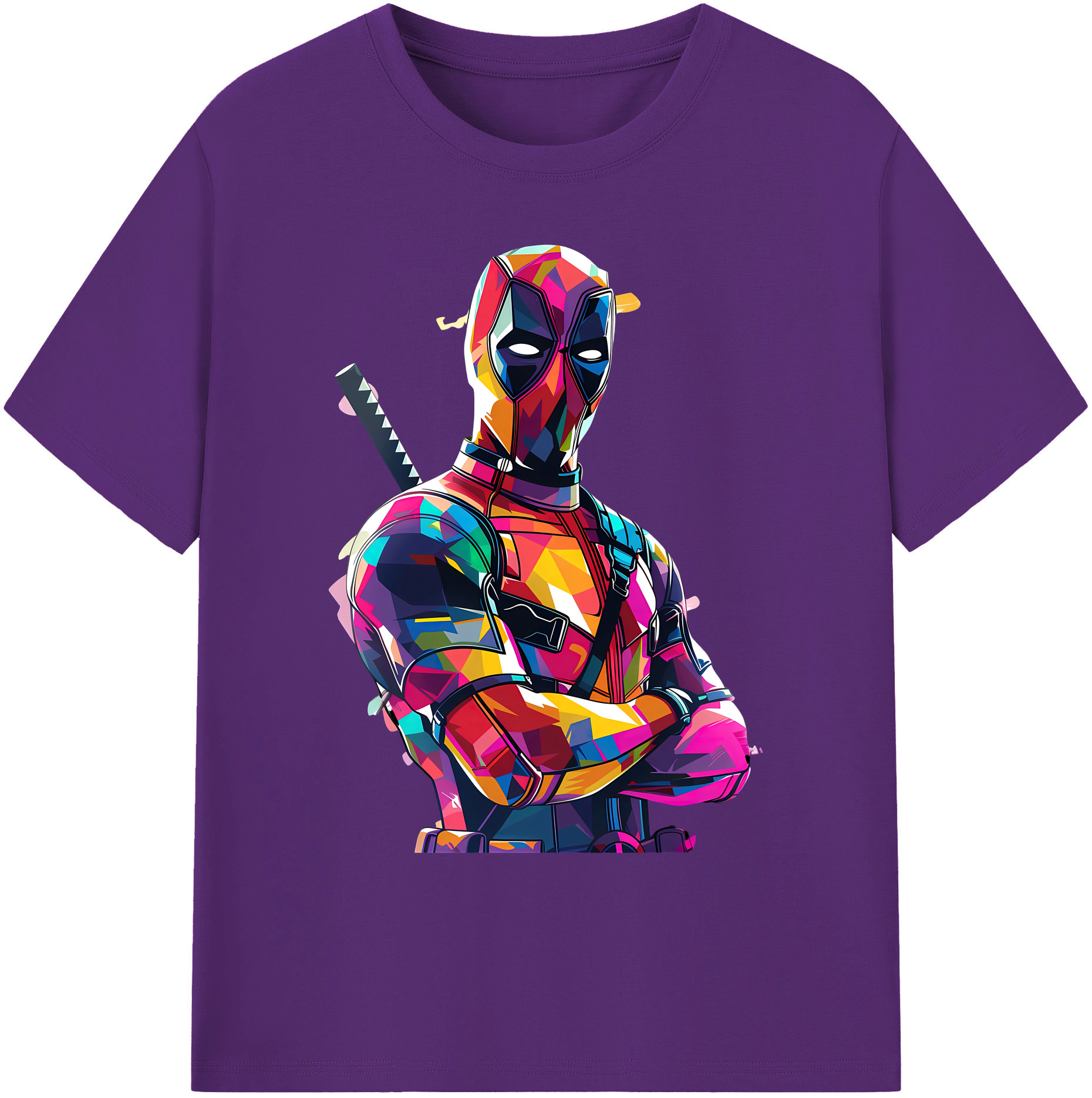 （画像用） Deadpool デッドプール 綿100％ メンズ半袖Tシャツ｜肌触りやわらか＆通気性