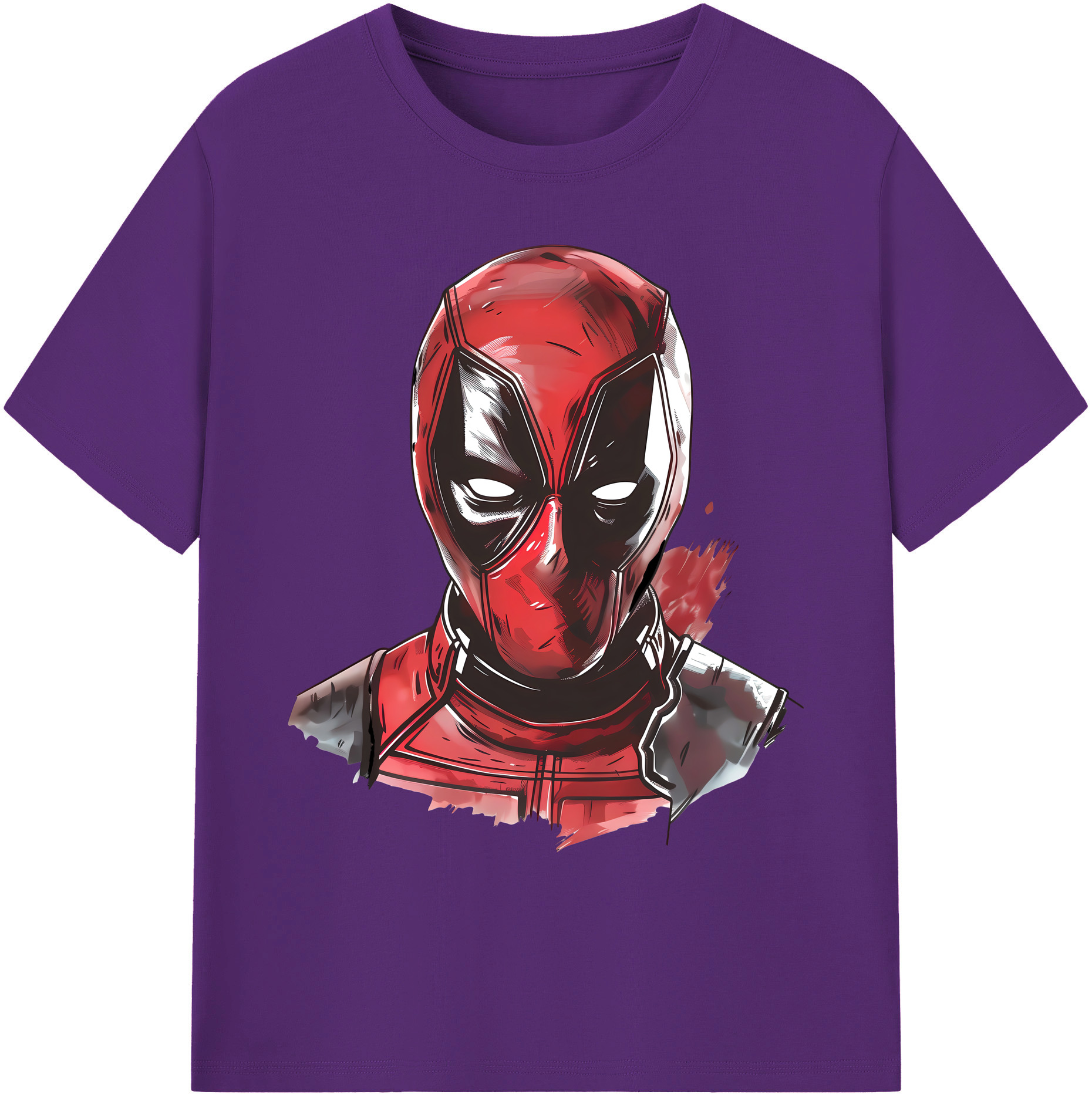 （画像用） Deadpool デッドプール 綿100％ メンズ半袖Tシャツ｜肌触りやわらか＆通気性