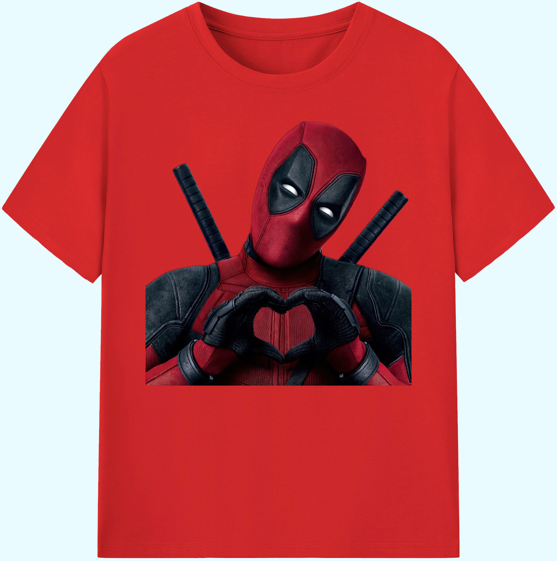 （画像用） Deadpool デッドプール 綿100％ メンズ半袖Tシャツ｜肌触りやわらか＆通気性