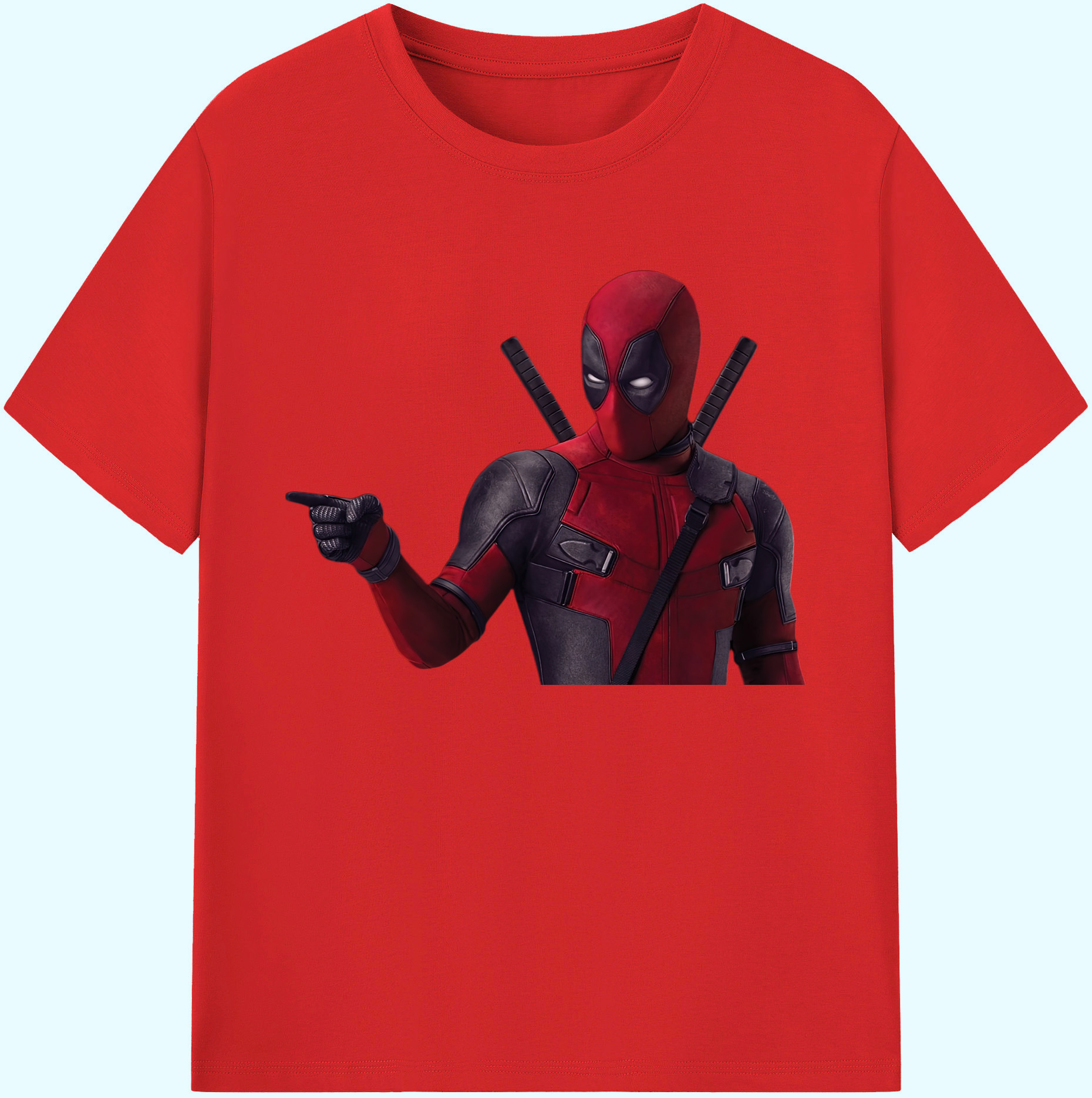 （画像用） Deadpool デッドプール 綿100％ メンズ半袖Tシャツ｜肌触りやわらか＆通気性