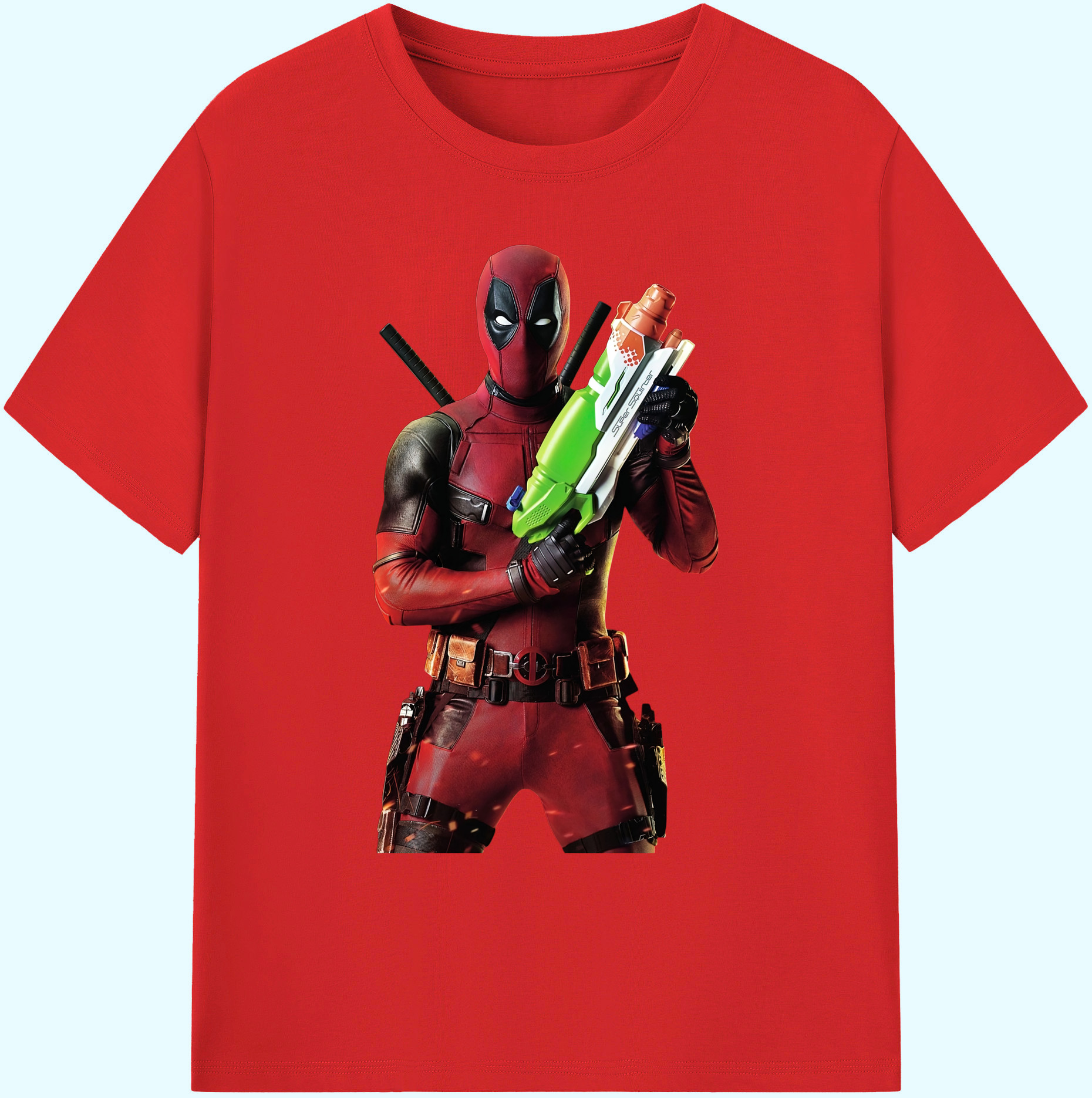 （画像用） Deadpool デッドプール 綿100％ メンズ半袖Tシャツ｜肌触りやわらか＆通気性