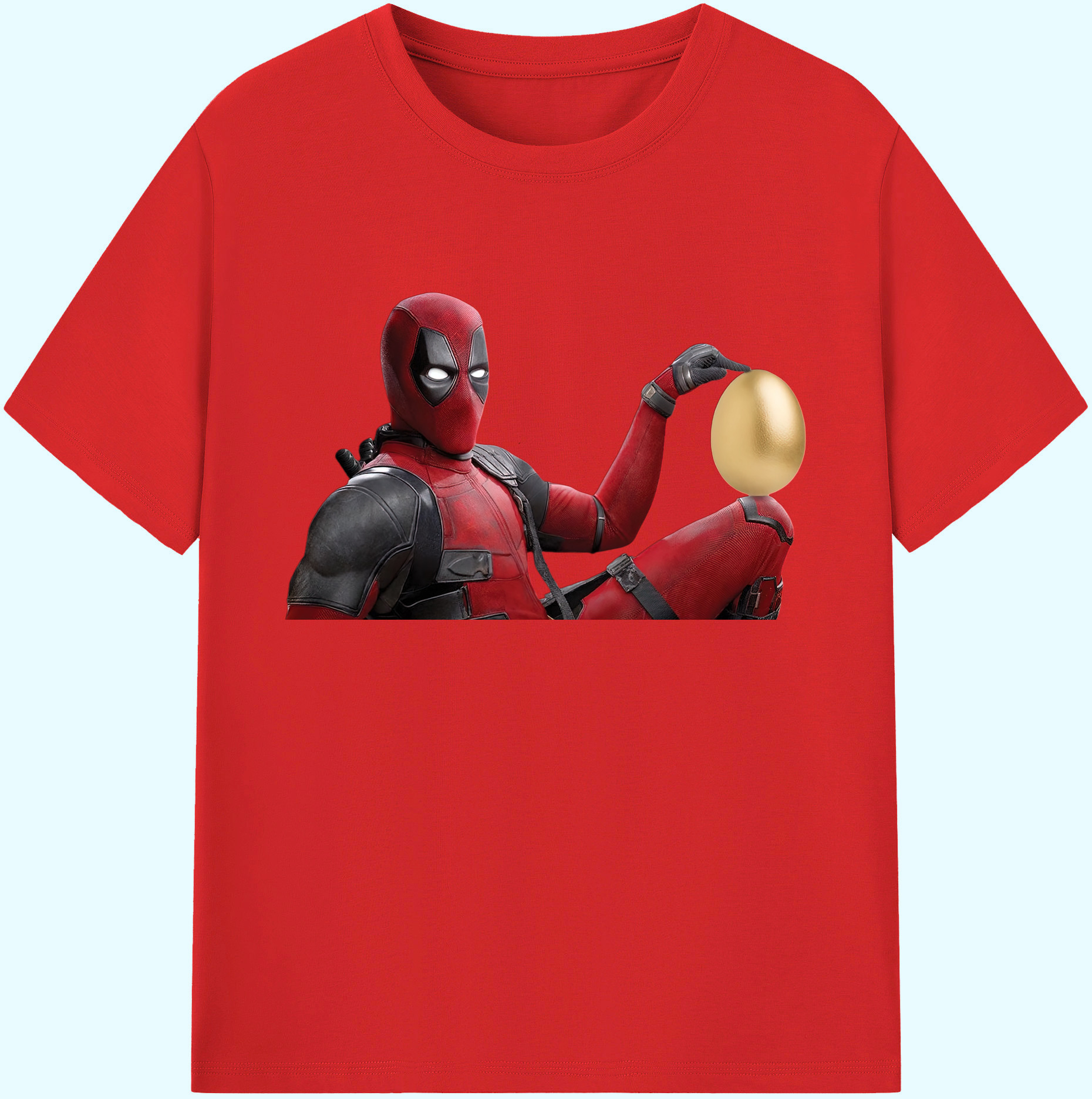 （画像用） Deadpool デッドプール 綿100％ メンズ半袖Tシャツ｜肌触りやわらか＆通気性