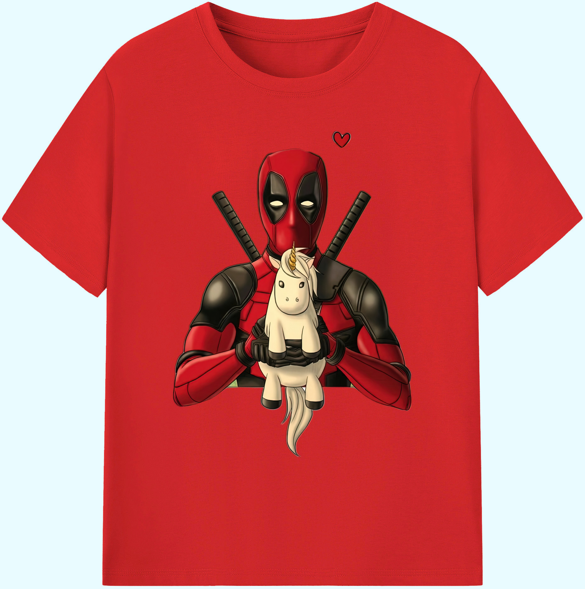 （画像用） Deadpool デッドプール 綿100％ メンズ半袖Tシャツ｜肌触りやわらか＆通気性