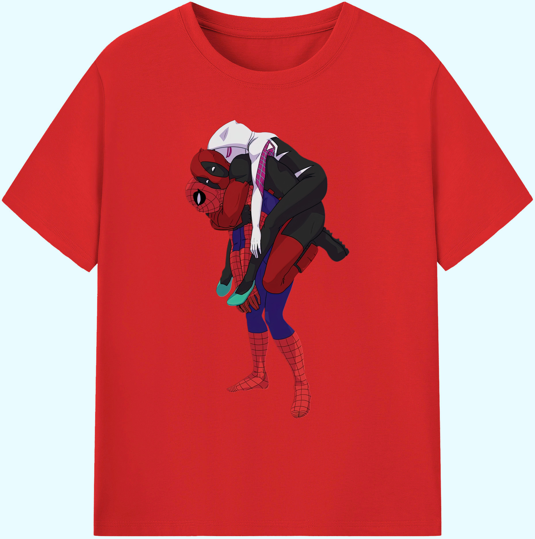 （画像用） Deadpool デッドプール 綿100％ メンズ半袖Tシャツ｜肌触りやわらか＆通気性