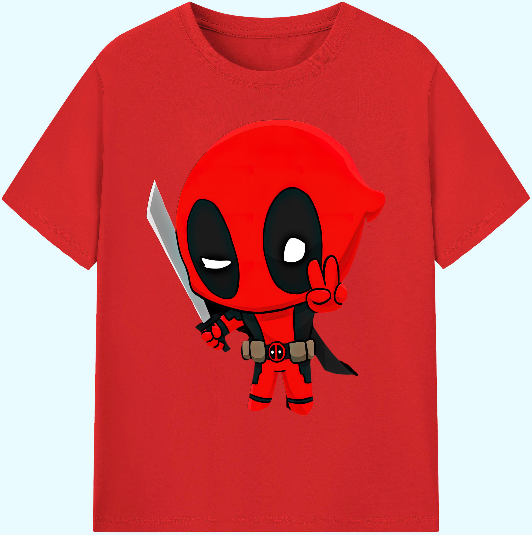 （画像用） Deadpool デッドプール 綿100％ メンズ半袖Tシャツ｜肌触りやわらか＆通気性