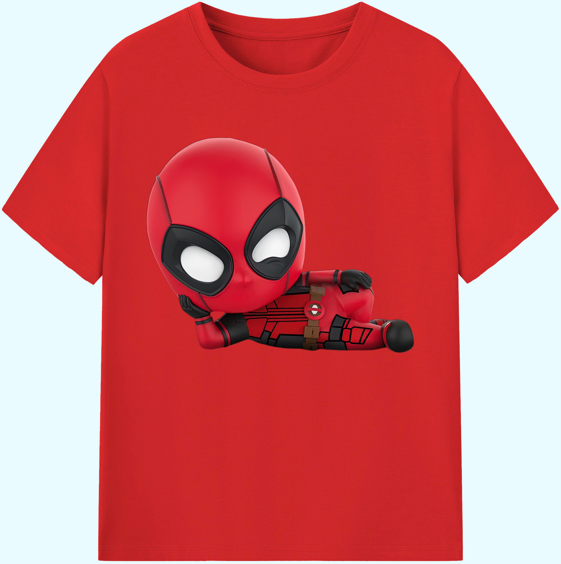 （画像用） Deadpool デッドプール 綿100％ メンズ半袖Tシャツ｜肌触りやわらか＆通気性