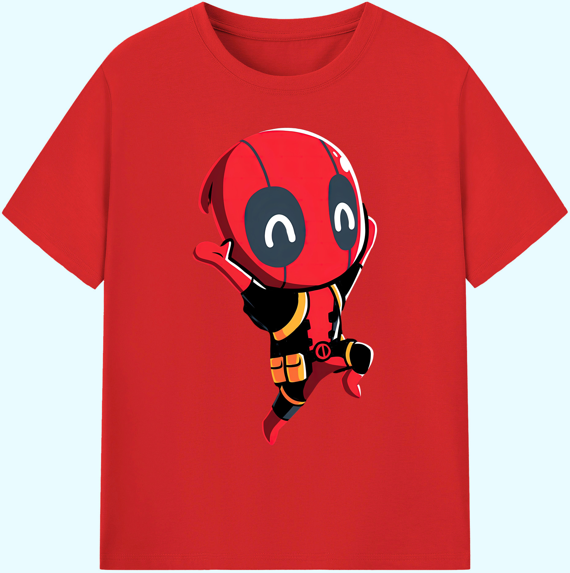 （画像用） Deadpool デッドプール 綿100％ メンズ半袖Tシャツ｜肌触りやわらか＆通気性