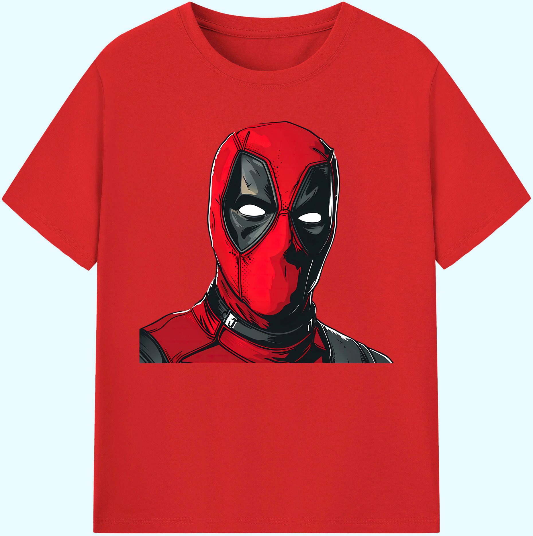 （画像用） Deadpool デッドプール 綿100％ メンズ半袖Tシャツ｜肌触りやわらか＆通気性
