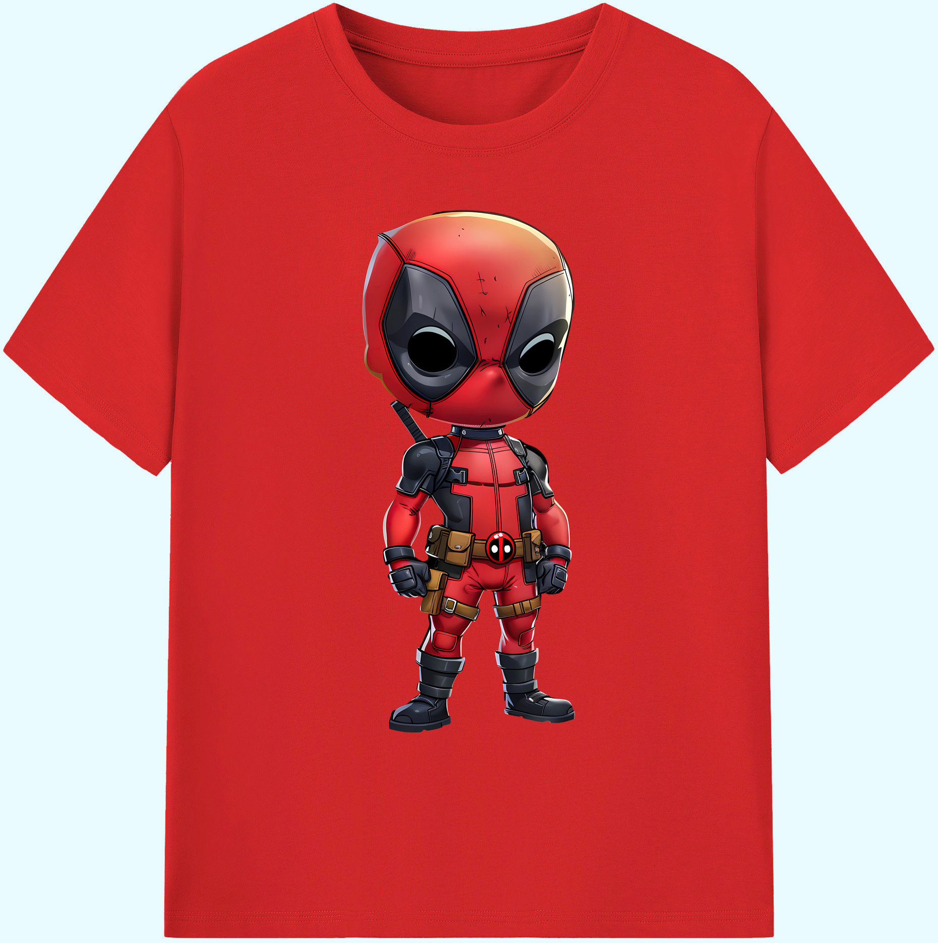 （画像用） Deadpool デッドプール 綿100％ メンズ半袖Tシャツ｜肌触りやわらか＆通気性