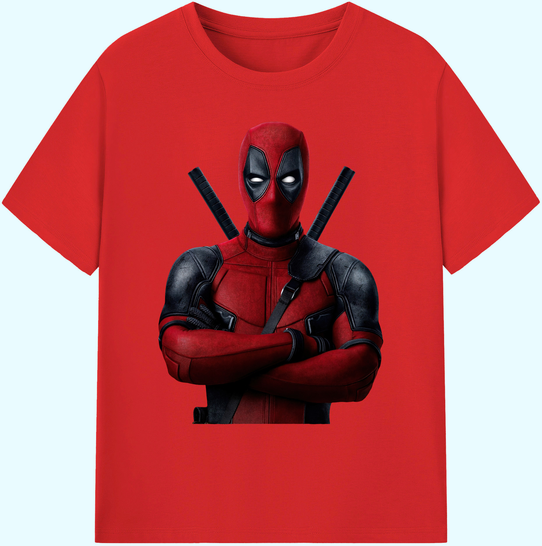 （画像用） Deadpool デッドプール 綿100％ メンズ半袖Tシャツ｜肌触りやわらか＆通気性