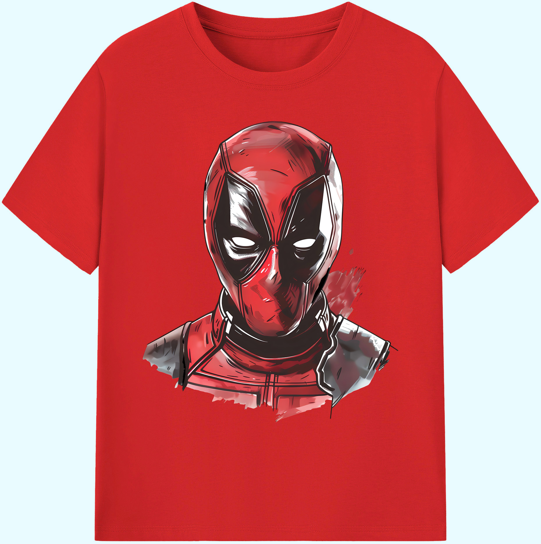 （画像用） Deadpool デッドプール 綿100％ メンズ半袖Tシャツ｜肌触りやわらか＆通気性