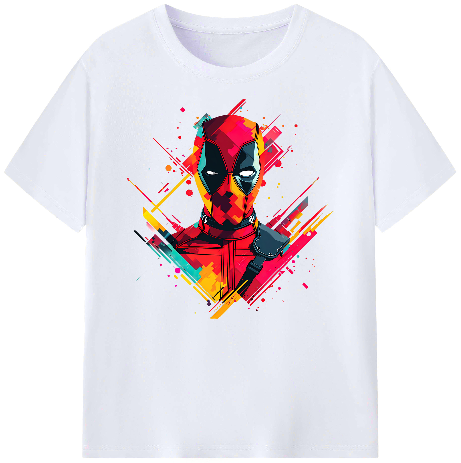 （画像用） Deadpool デッドプール 綿100％ メンズ半袖Tシャツ｜肌触りやわらか＆通気性