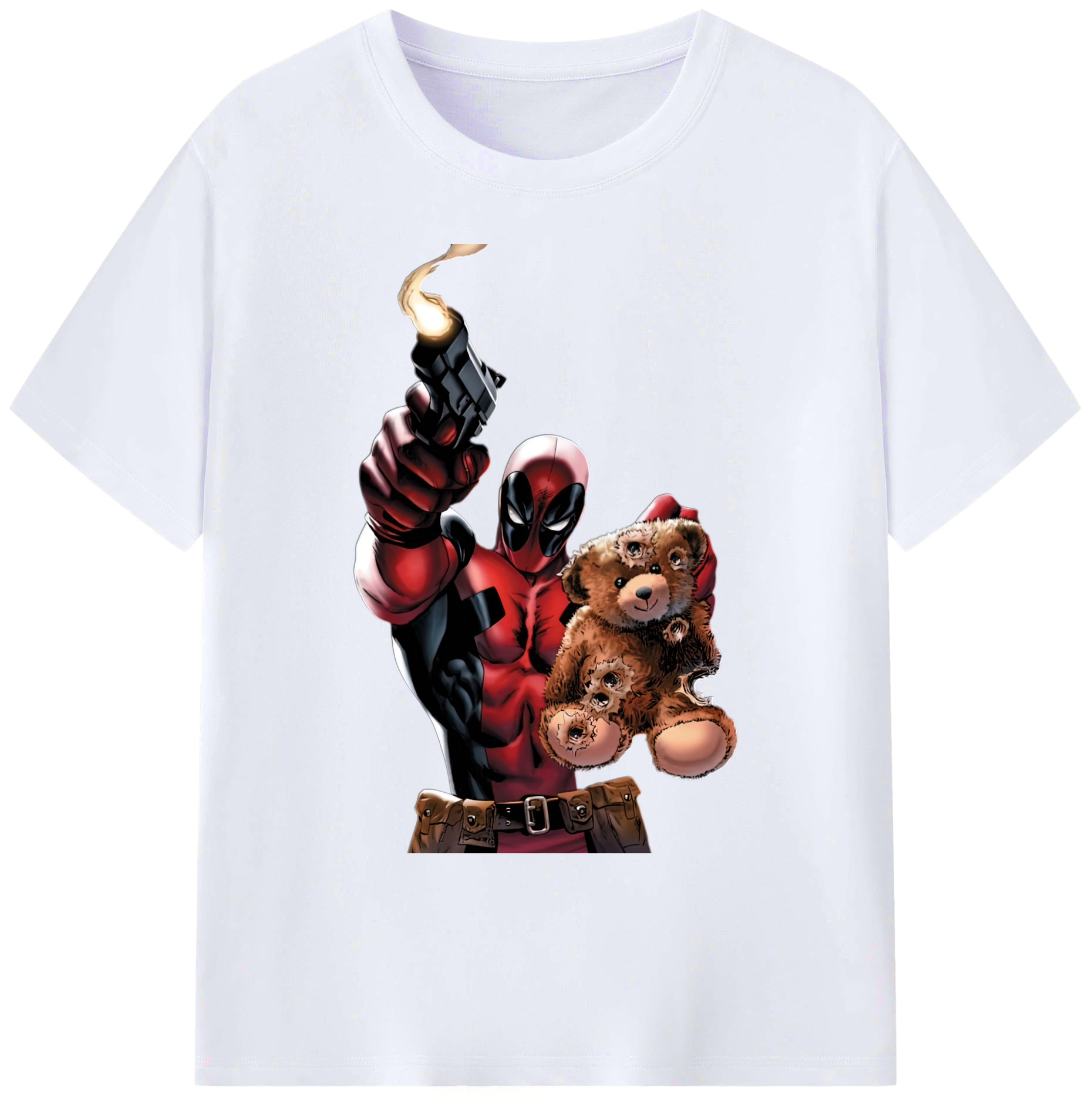 （画像用） Deadpool デッドプール 綿100％ メンズ半袖Tシャツ｜肌触りやわらか＆通気性