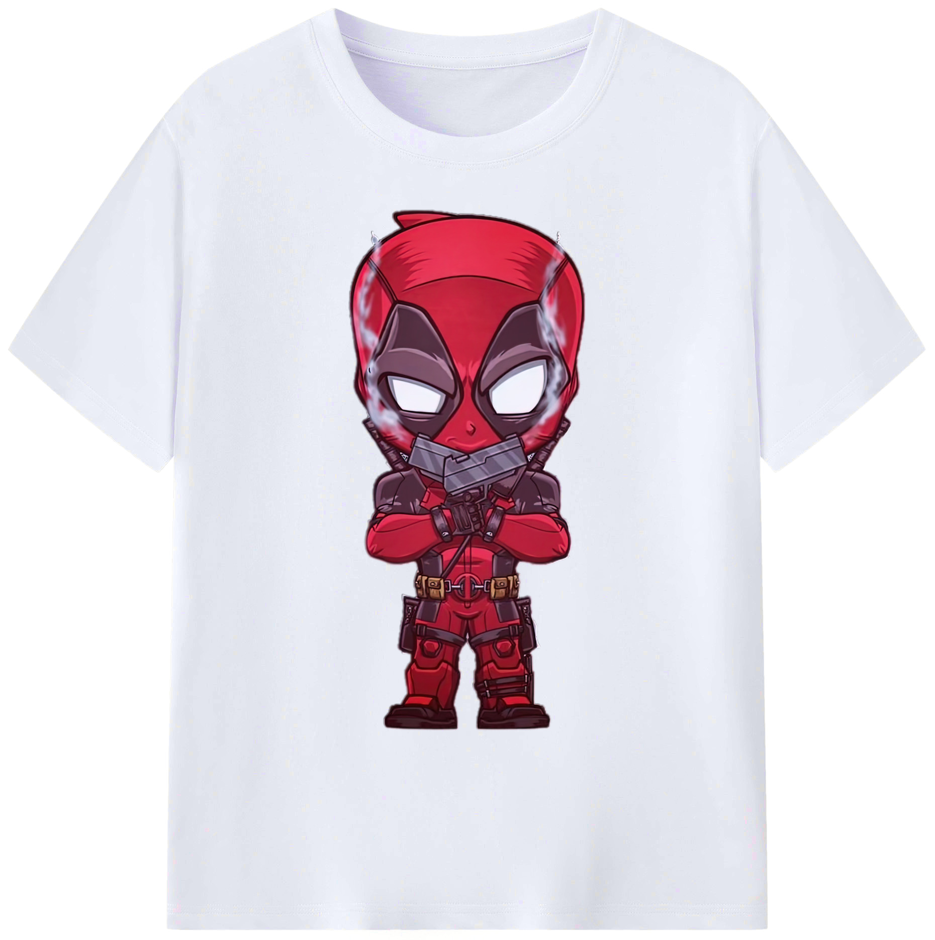 （画像用） Deadpool デッドプール 綿100％ メンズ半袖Tシャツ｜肌触りやわらか＆通気性