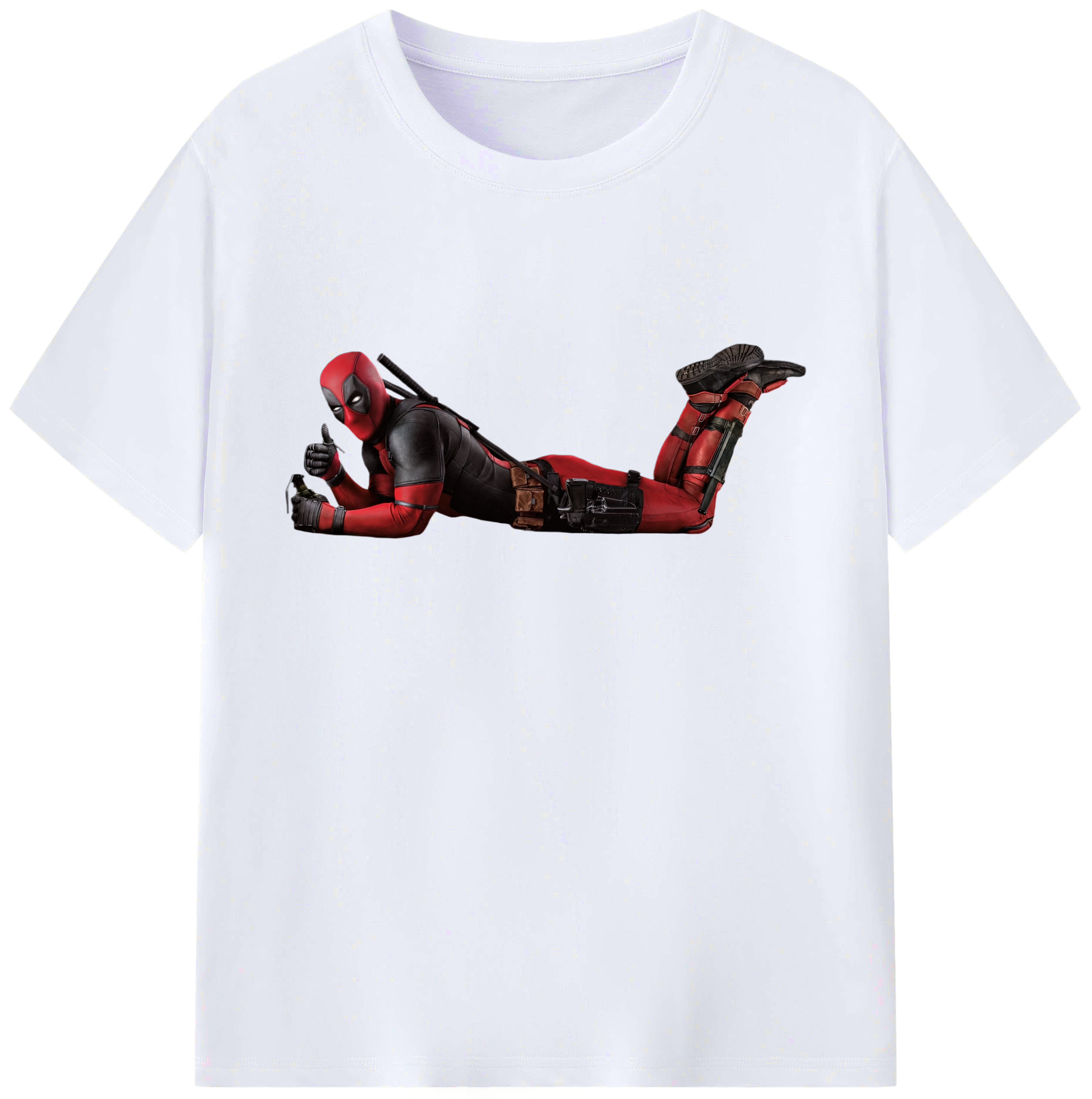 （画像用） Deadpool デッドプール 綿100％ メンズ半袖Tシャツ｜肌触りやわらか＆通気性