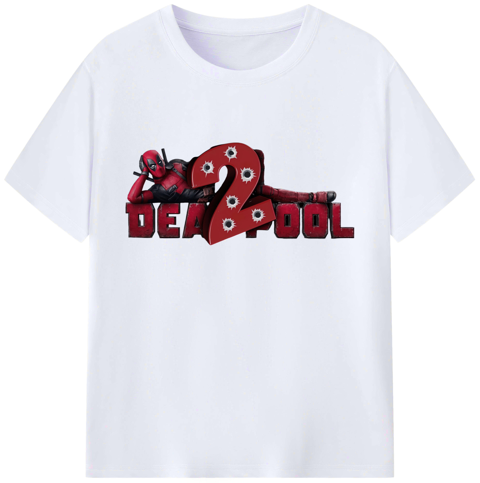 （画像用） Deadpool デッドプール 綿100％ メンズ半袖Tシャツ｜肌触りやわらか＆通気性