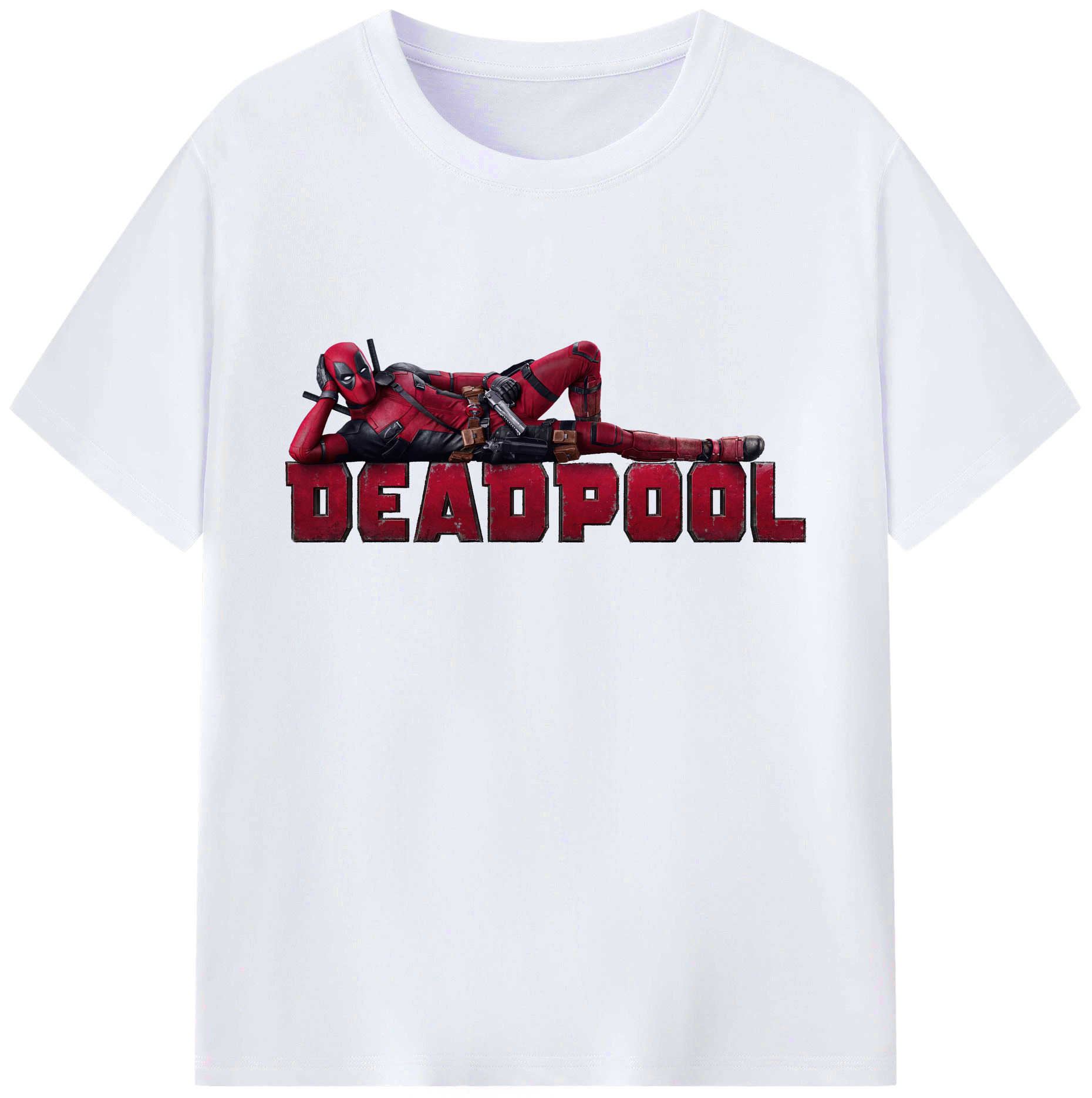 （画像用） Deadpool デッドプール 綿100％ メンズ半袖Tシャツ｜肌触りやわらか＆通気性