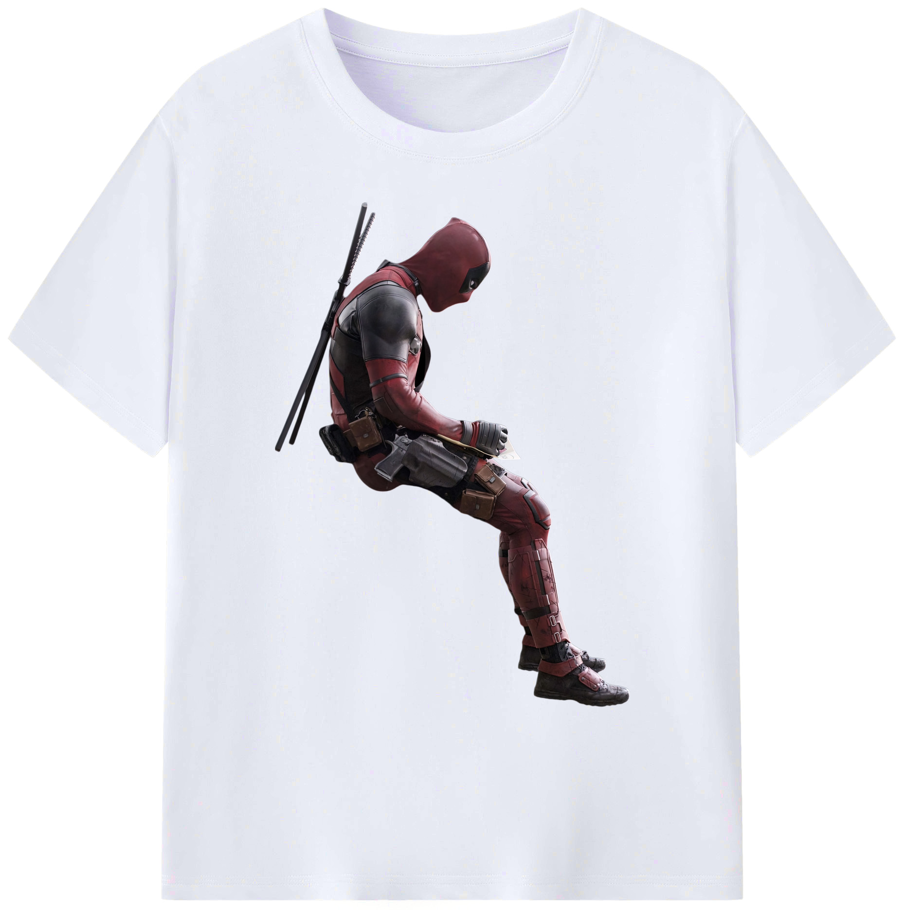 （画像用） Deadpool デッドプール 綿100％ メンズ半袖Tシャツ｜肌触りやわらか＆通気性