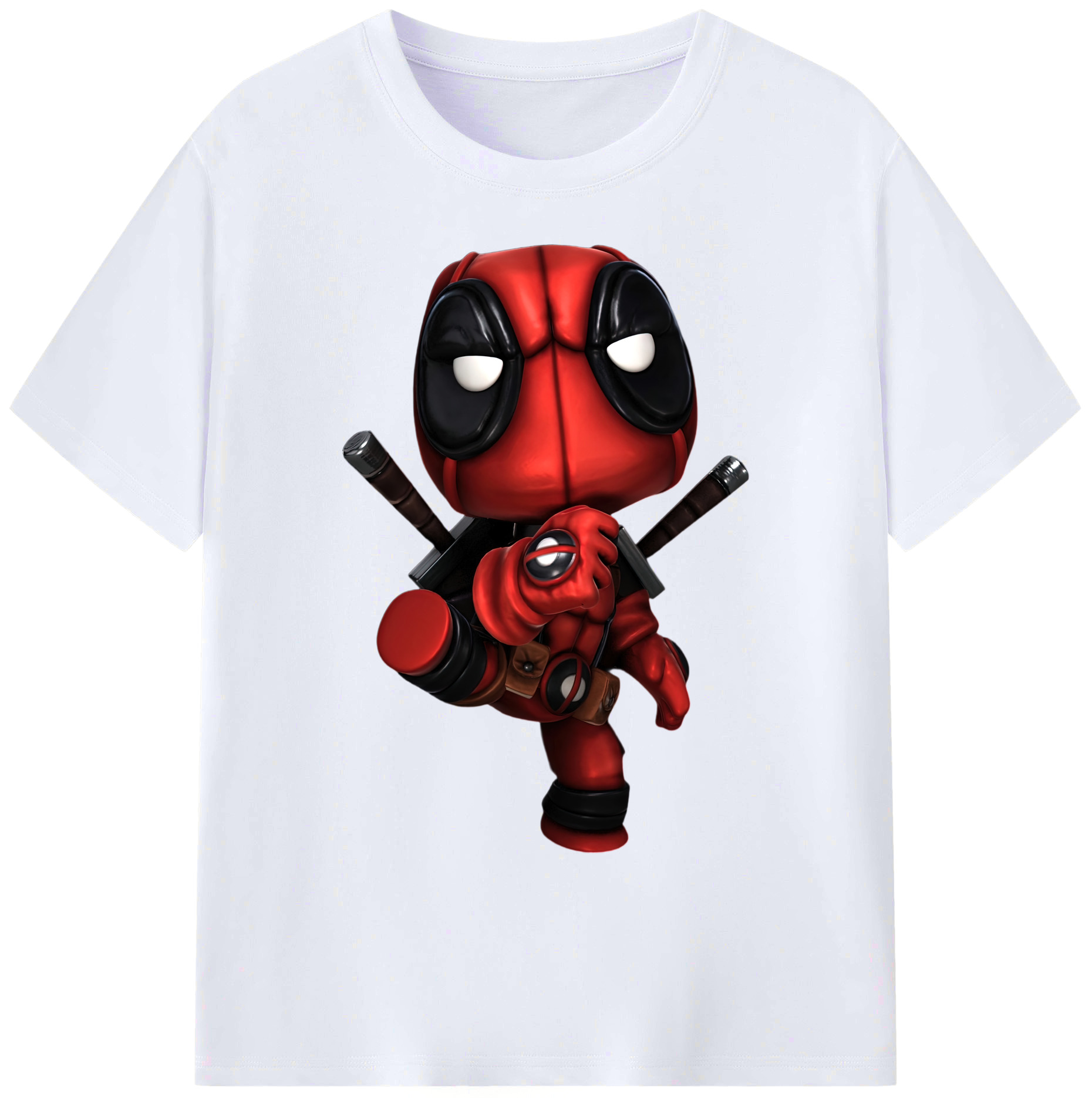 （画像用） Deadpool デッドプール 綿100％ メンズ半袖Tシャツ｜肌触りやわらか＆通気性