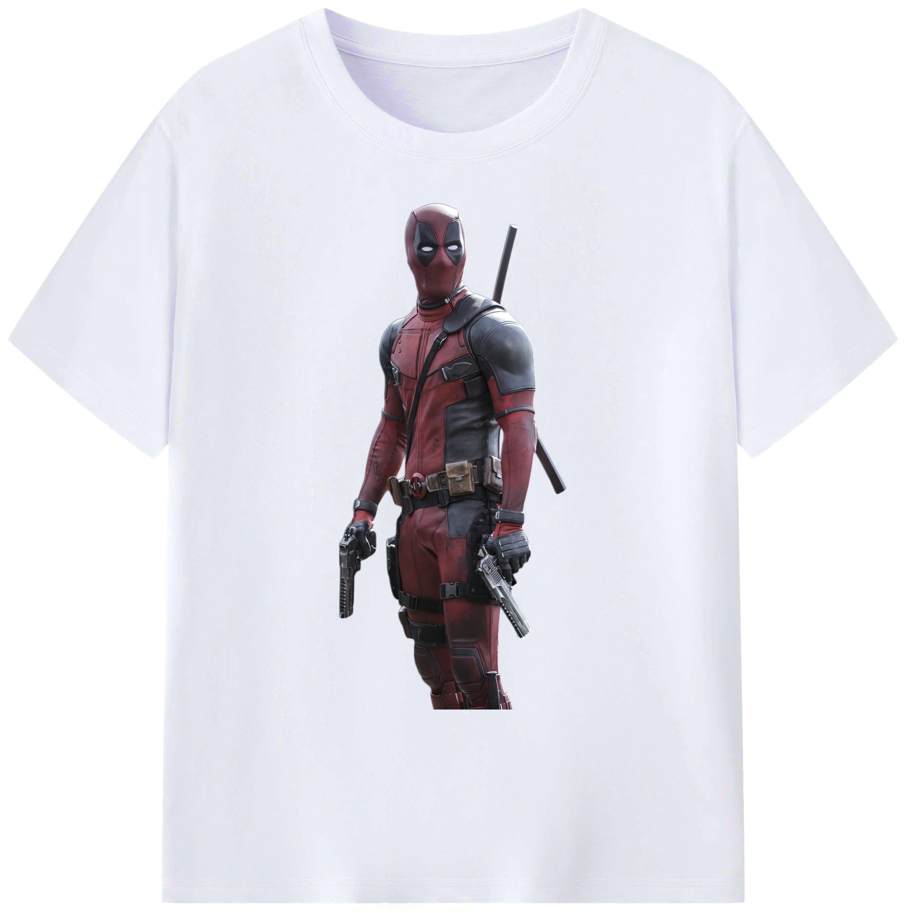 （画像用） Deadpool デッドプール 綿100％ メンズ半袖Tシャツ｜肌触りやわらか＆通気性