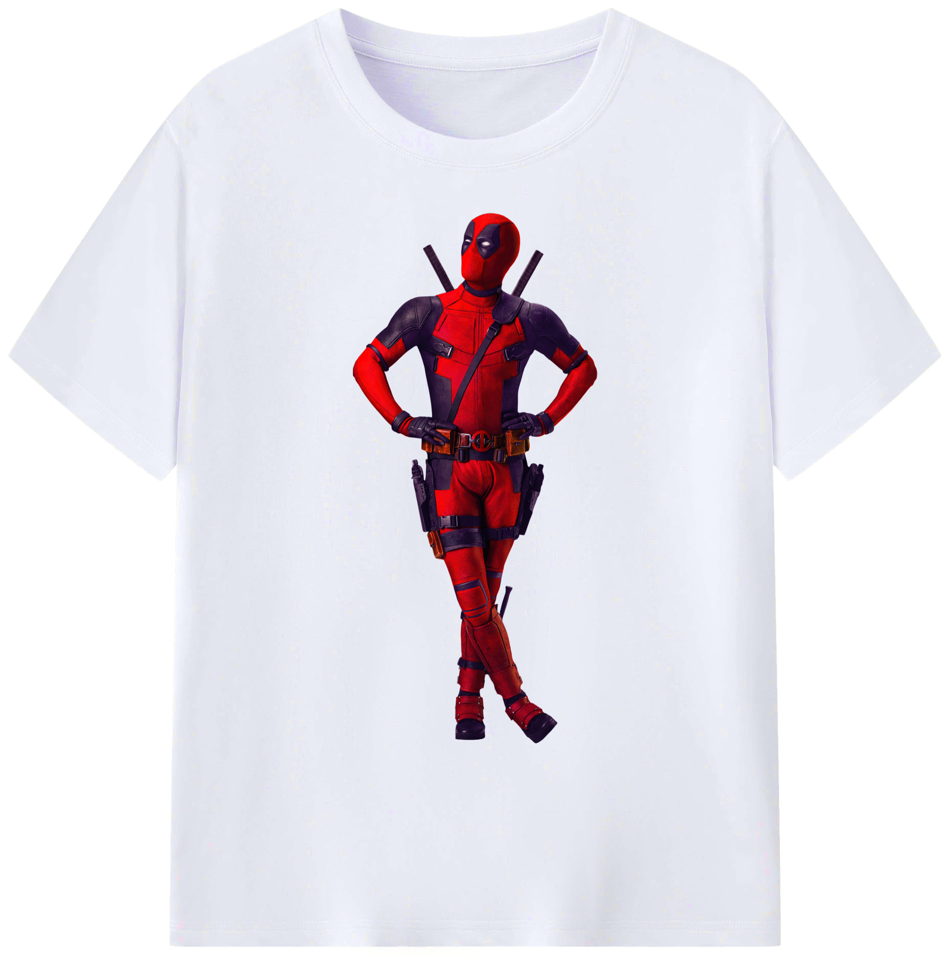 （画像用） Deadpool デッドプール 綿100％ メンズ半袖Tシャツ｜肌触りやわらか＆通気性