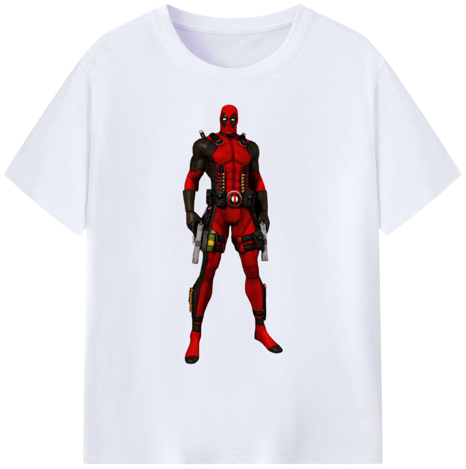 （画像用） Deadpool デッドプール 綿100％ メンズ半袖Tシャツ｜肌触りやわらか＆通気性