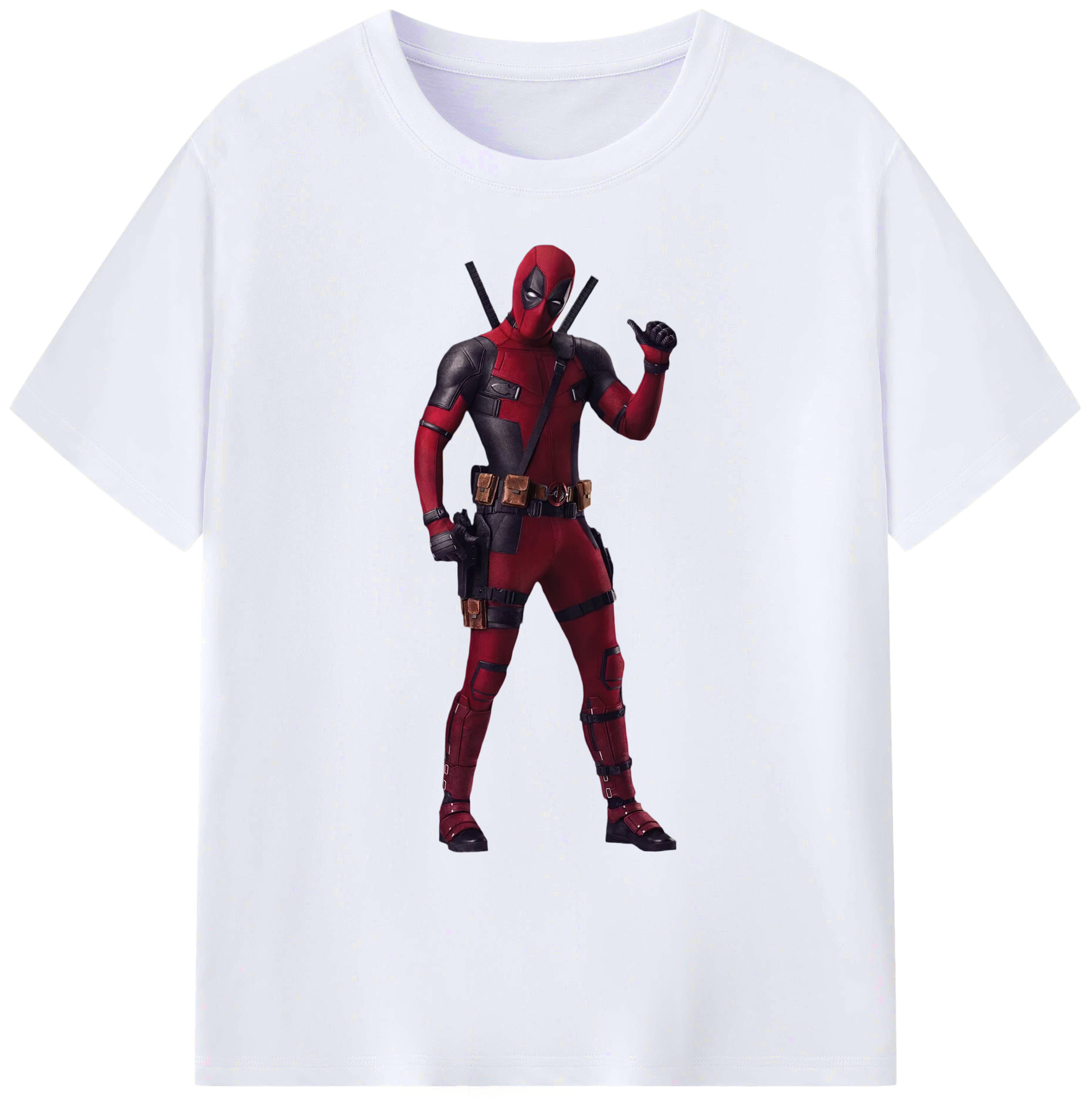 （画像用） Deadpool デッドプール 綿100％ メンズ半袖Tシャツ｜肌触りやわらか＆通気性