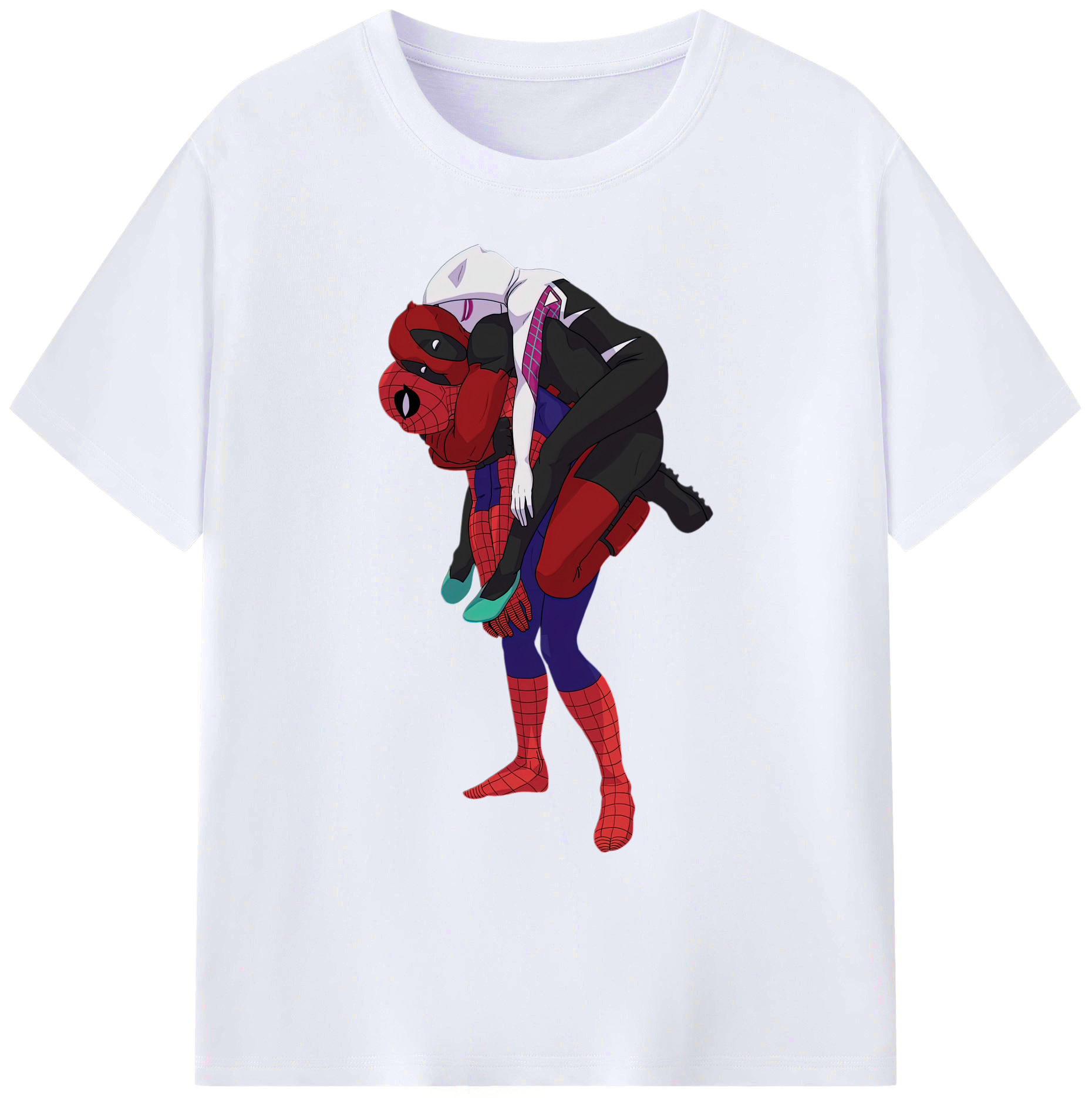 （画像用） Deadpool デッドプール 綿100％ メンズ半袖Tシャツ｜肌触りやわらか＆通気性