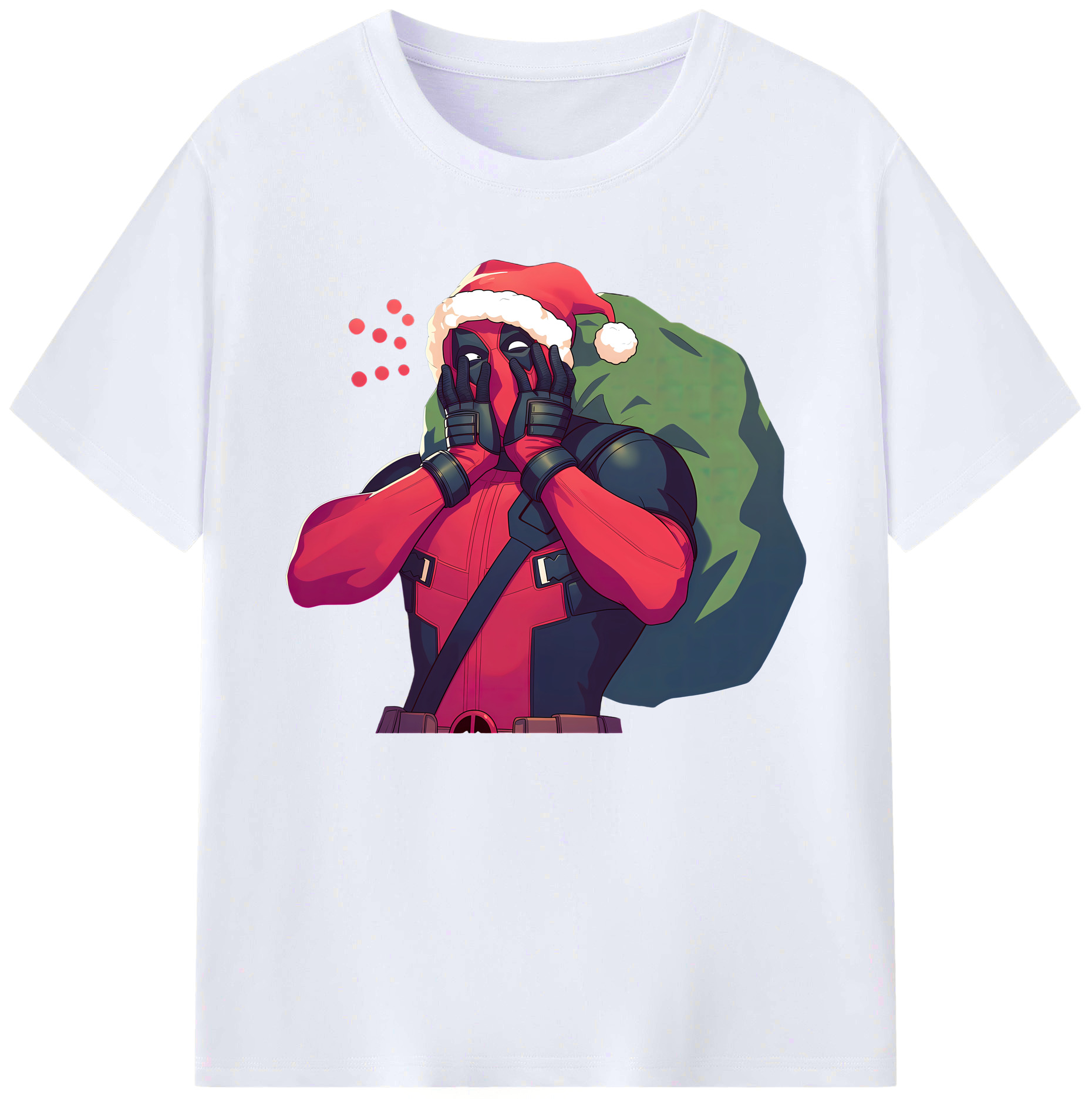 （画像用） Deadpool デッドプール 綿100％ メンズ半袖Tシャツ｜肌触りやわらか＆通気性