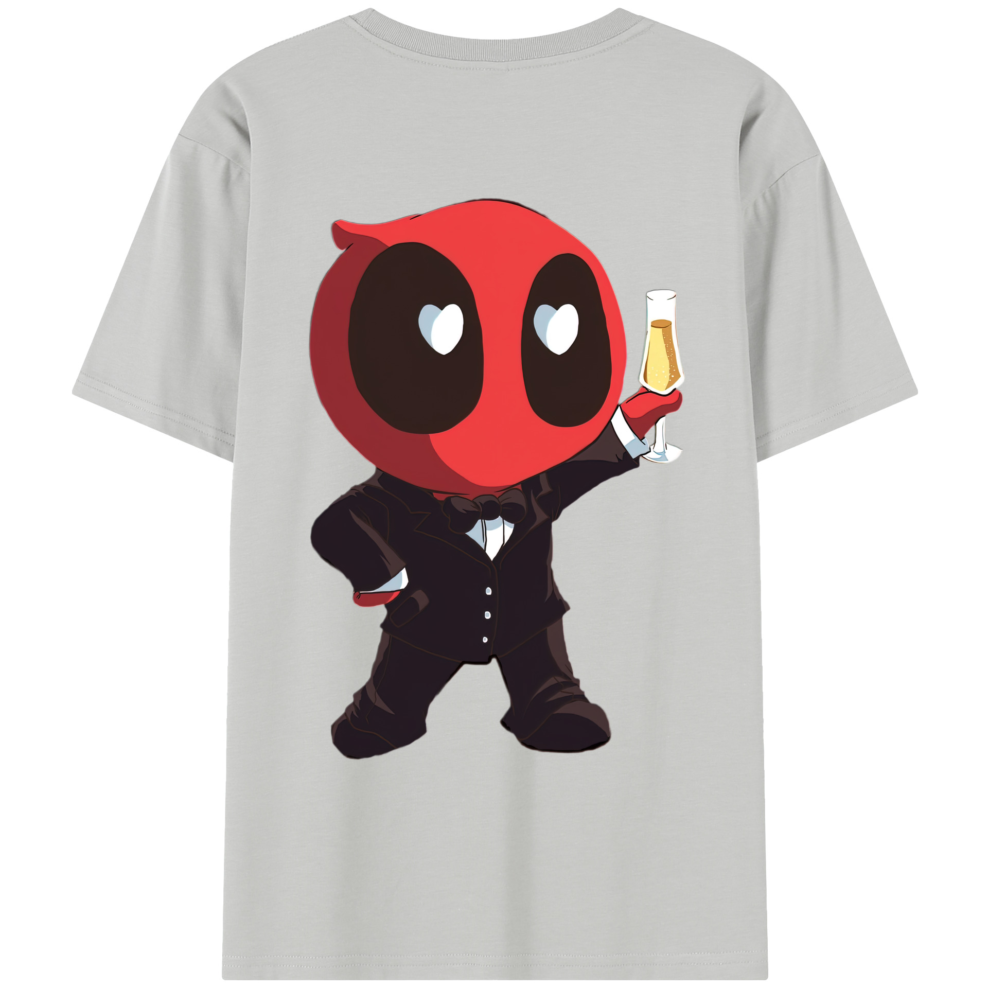 （画像用） Deadpool デッドプール レディース半袖Tシャツ(バックプリント)