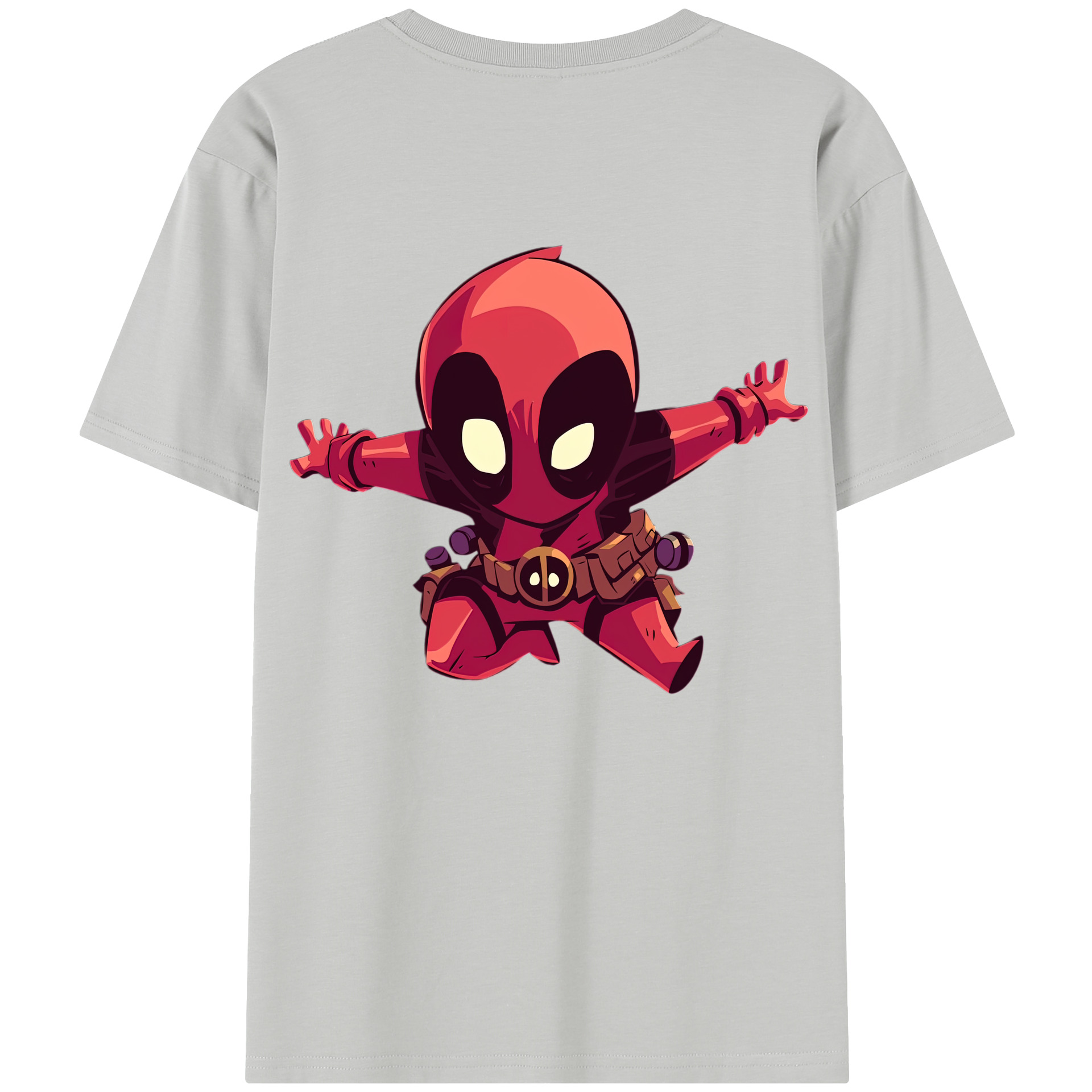 （画像用） Deadpool デッドプール レディース半袖Tシャツ(バックプリント)
