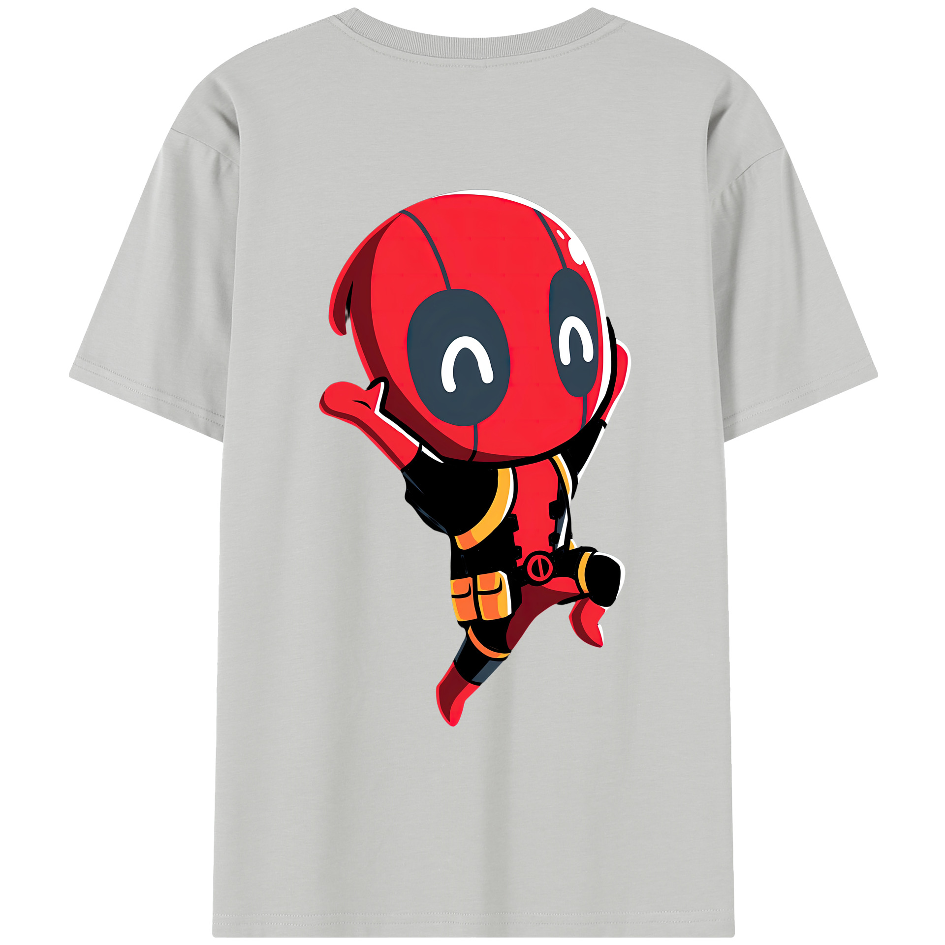 （画像用） Deadpool デッドプール レディース半袖Tシャツ(バックプリント)