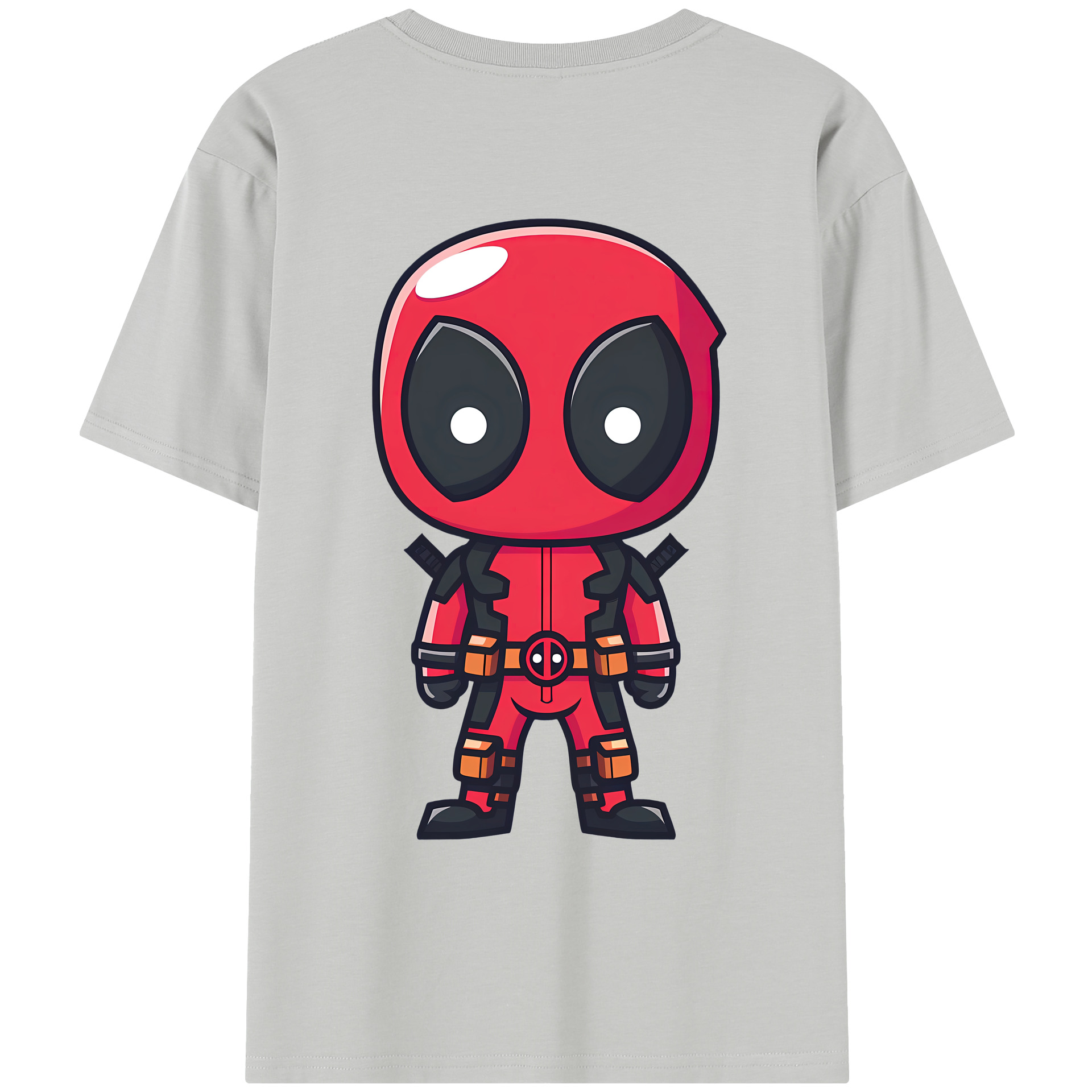 （画像用） Deadpool デッドプール レディース半袖Tシャツ(バックプリント)